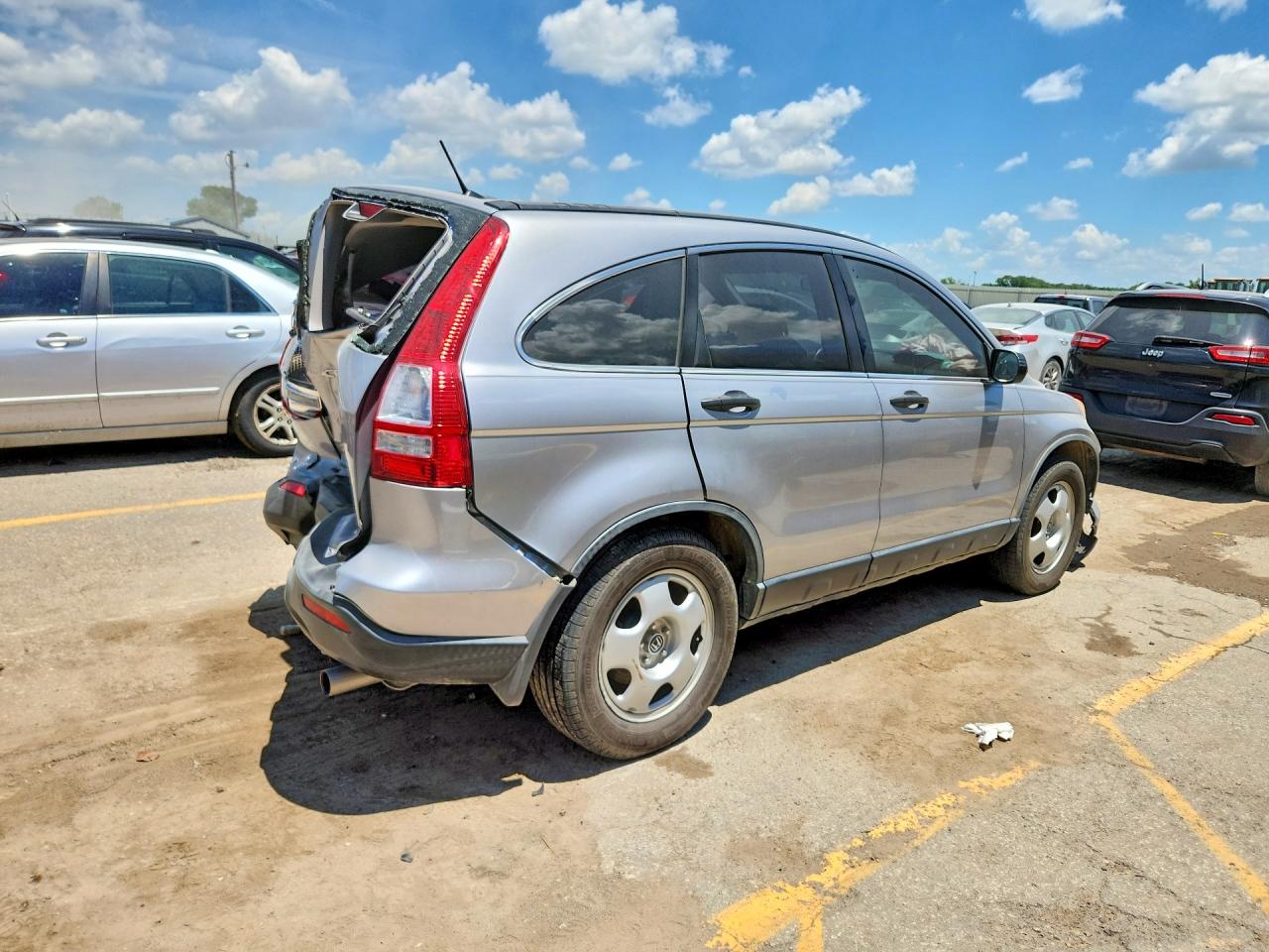 2008 Honda Cr-v Серебряный vin: JHLRE38348C005918