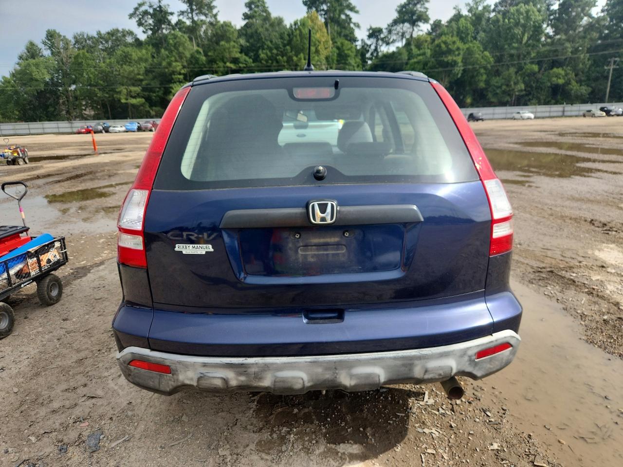2008 Honda Cr-v Lx Blue vin: JHLRE38348C007927