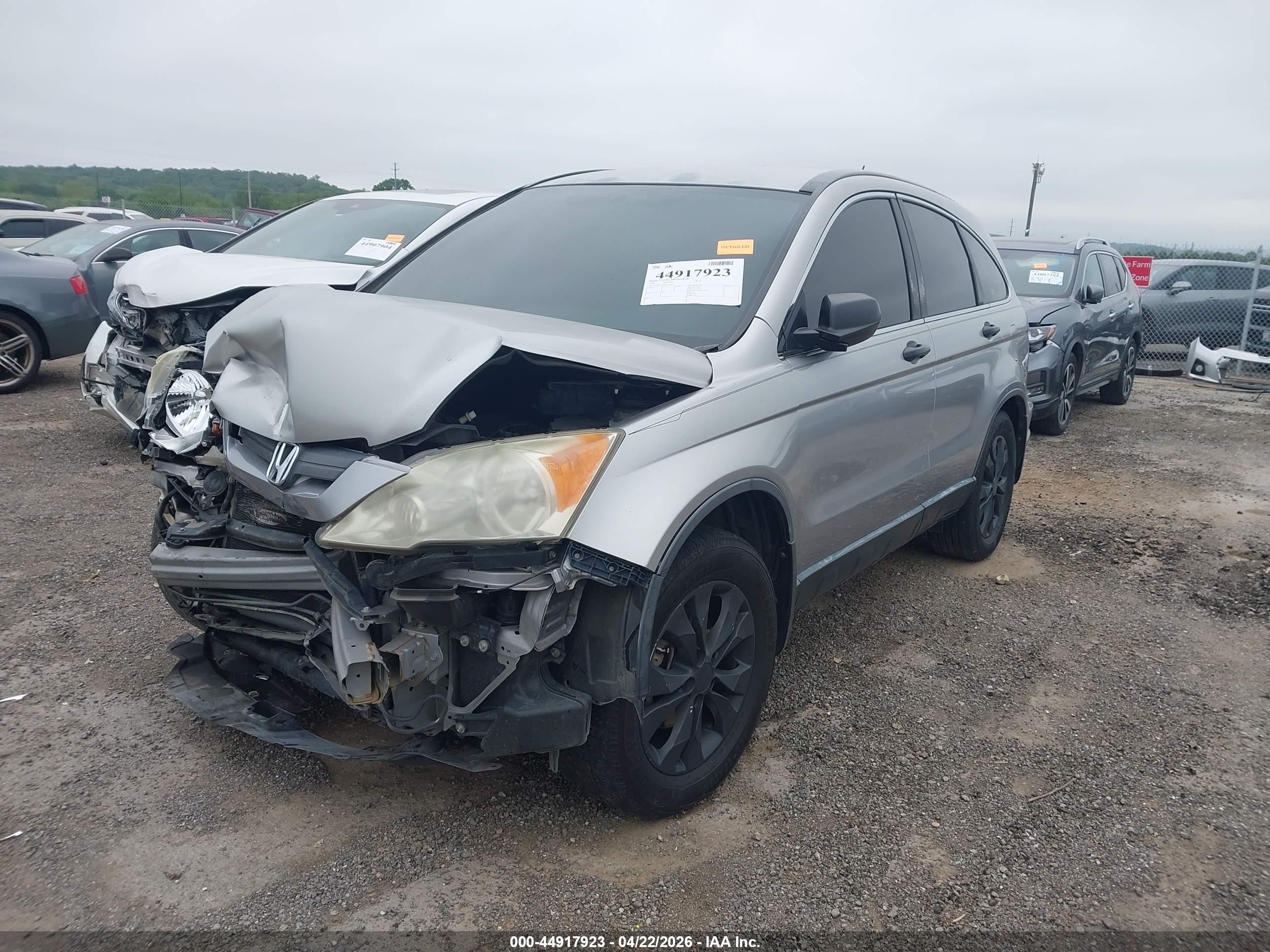 2008 Honda Cr-v Lx Silver vin: JHLRE38348C012447