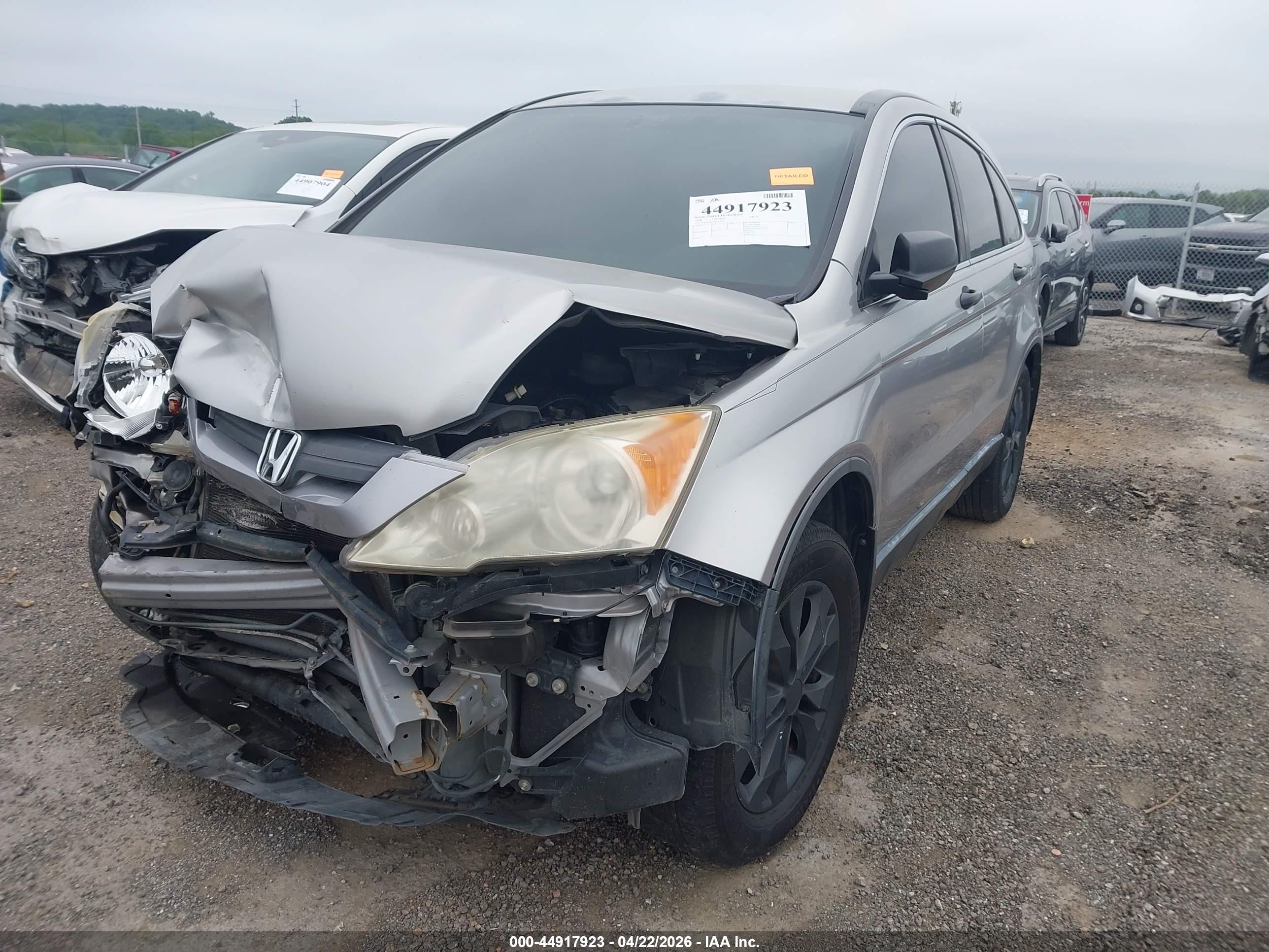 2008 Honda Cr-v Lx Silver vin: JHLRE38348C012447