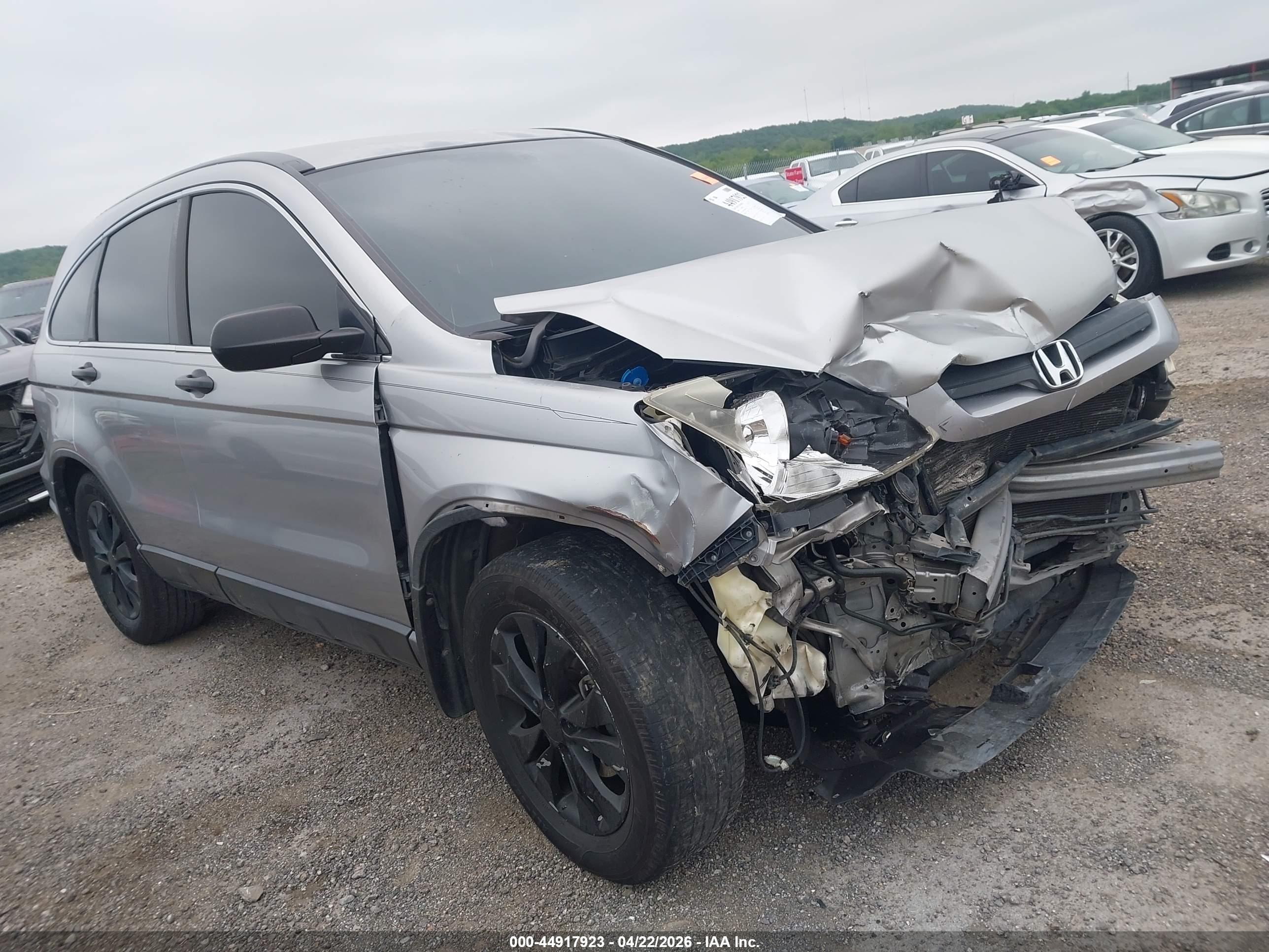 2008 Honda Cr-v Lx Silver vin: JHLRE38348C012447