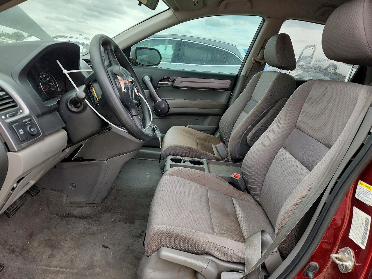 2008 Honda Cr-v Lx Red vin: JHLRE38348C056934
