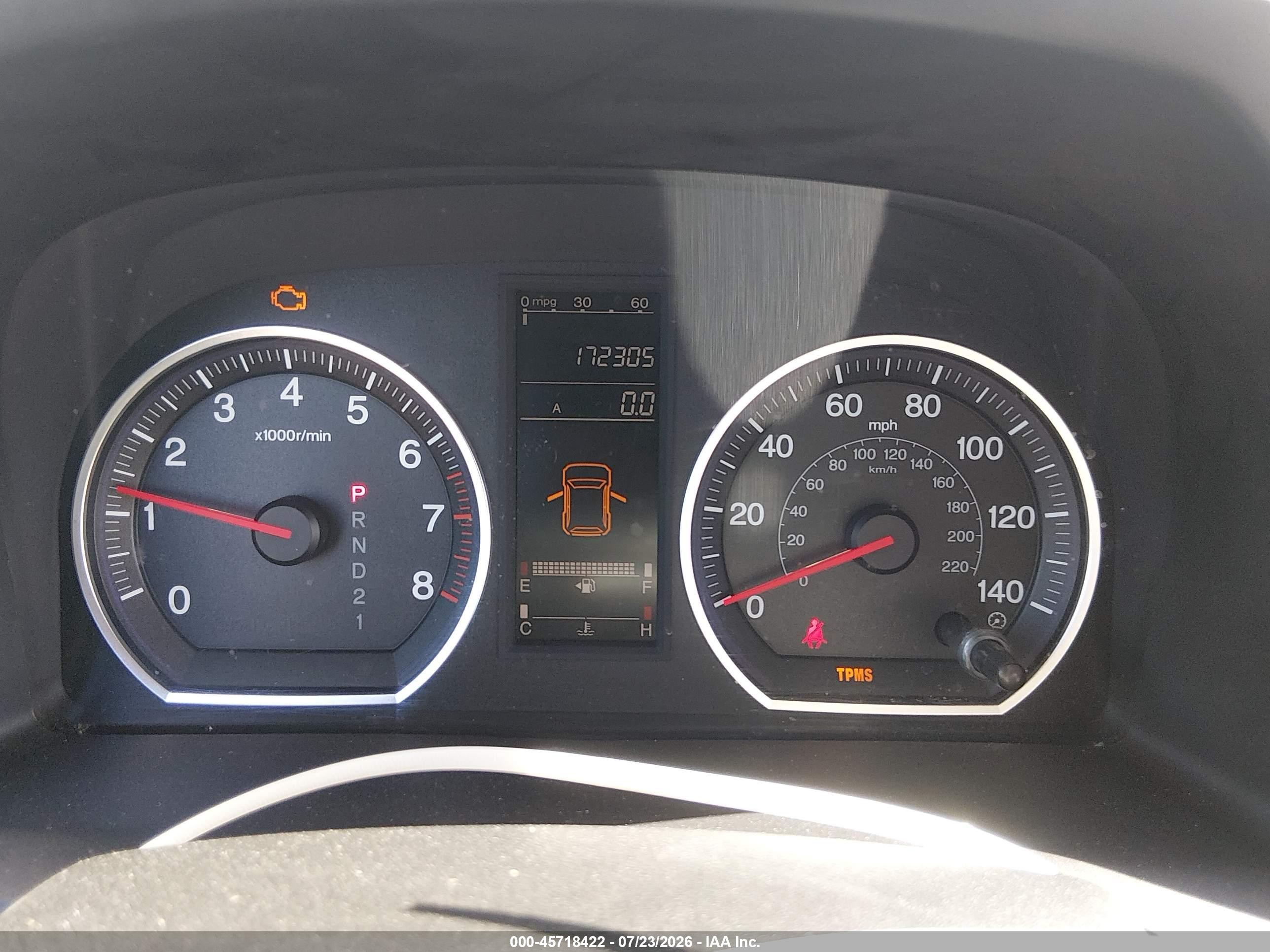 2008 Honda Cr-v Lx Light Blue vin: JHLRE38358C006625