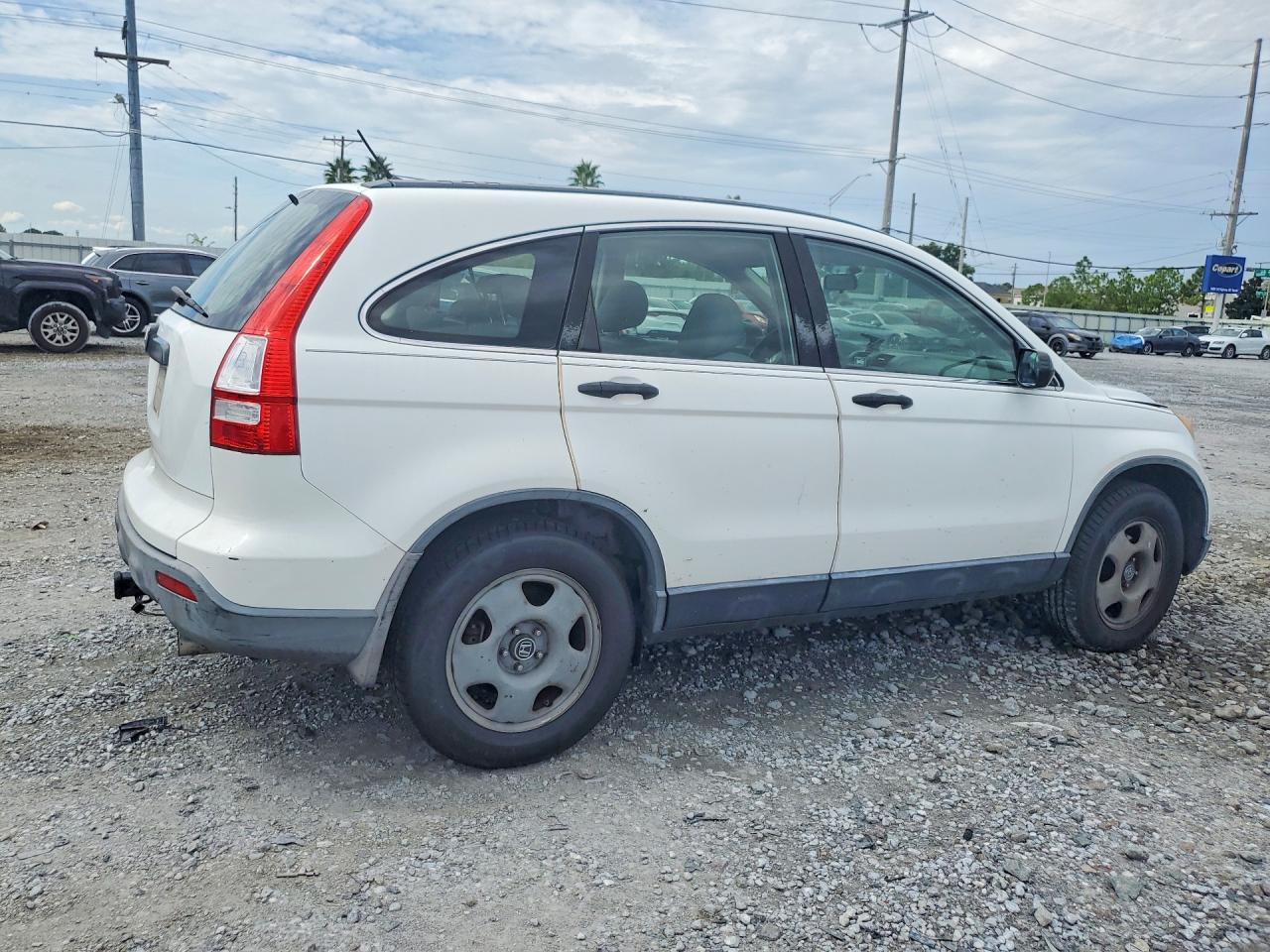 2008 Honda Cr-v Lx Белый vin: JHLRE38358C012263