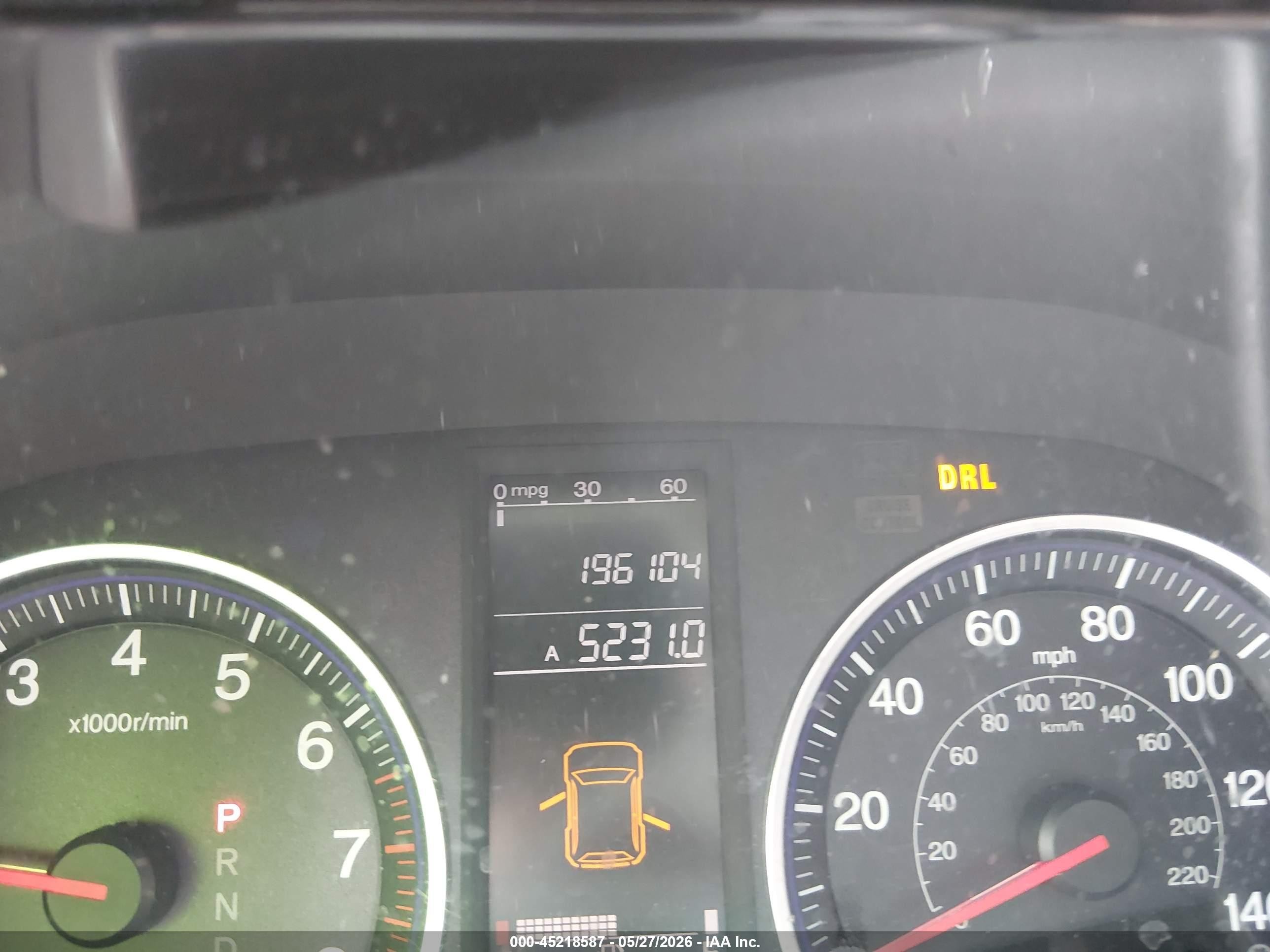 2008 Honda Cr-v Lx Burgundy vin: JHLRE38358C012649