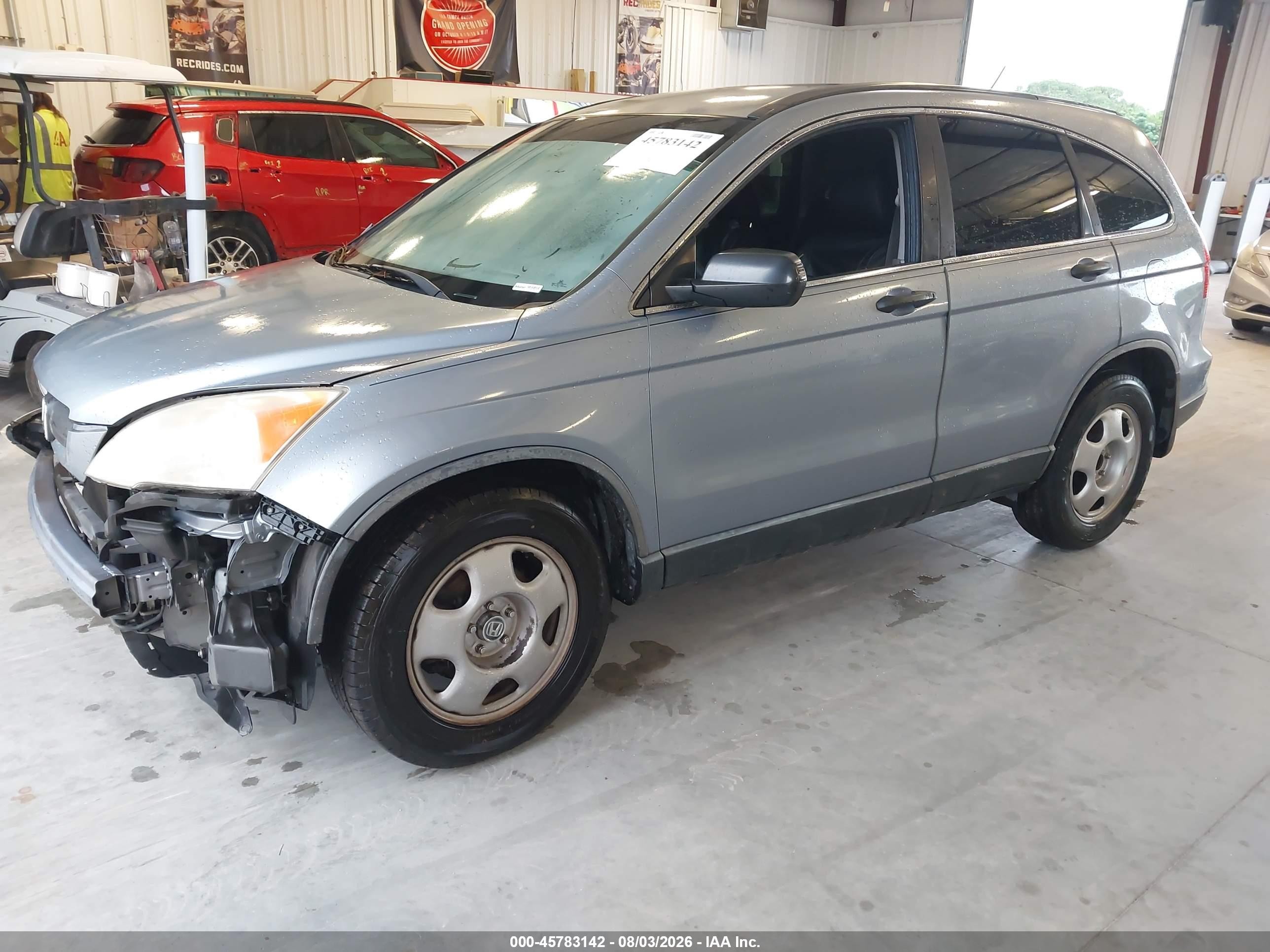 2008 Honda Cr-v Lx Light Blue vin: JHLRE38358C013106