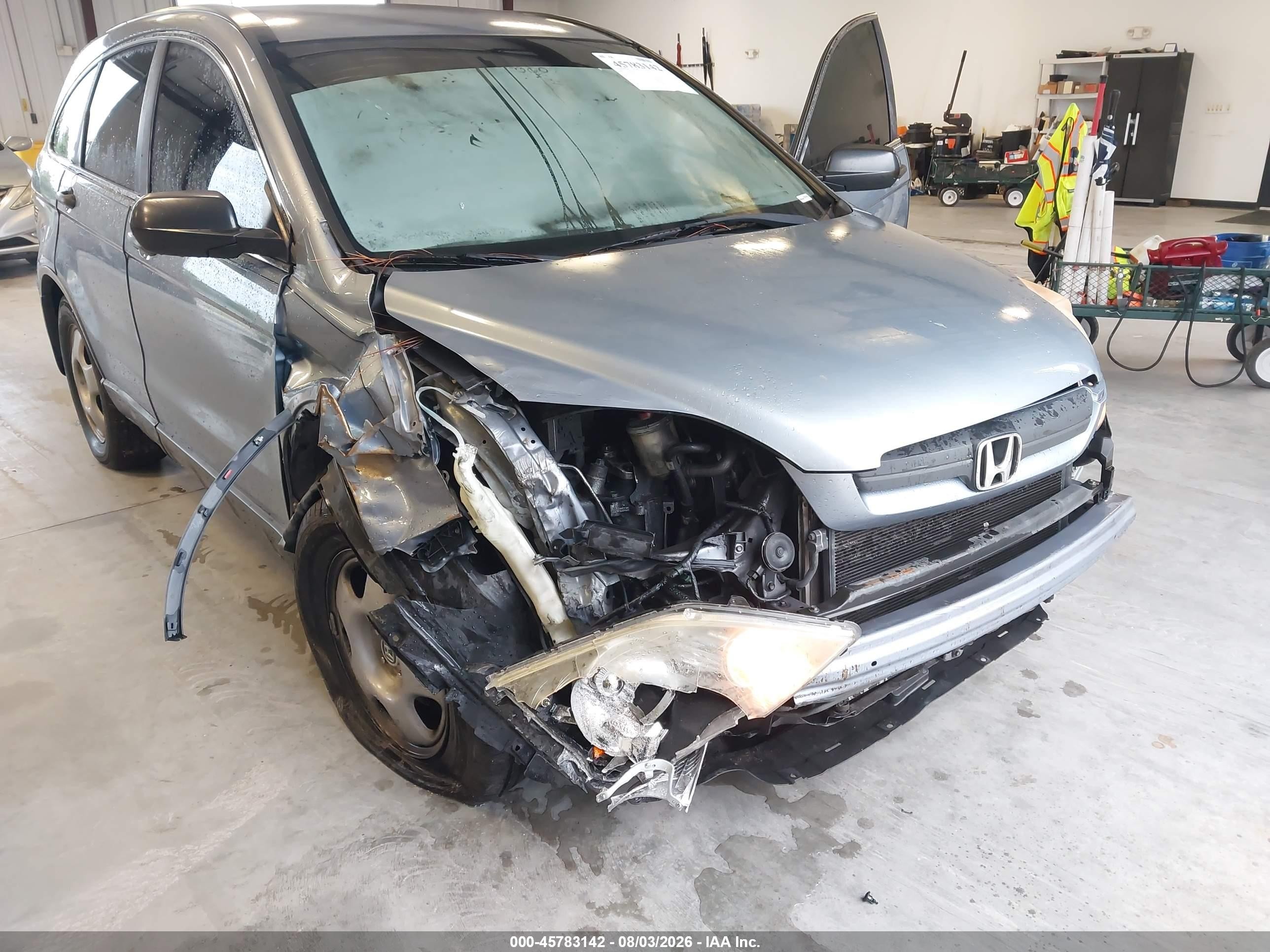 2008 Honda Cr-v Lx Light Blue vin: JHLRE38358C013106