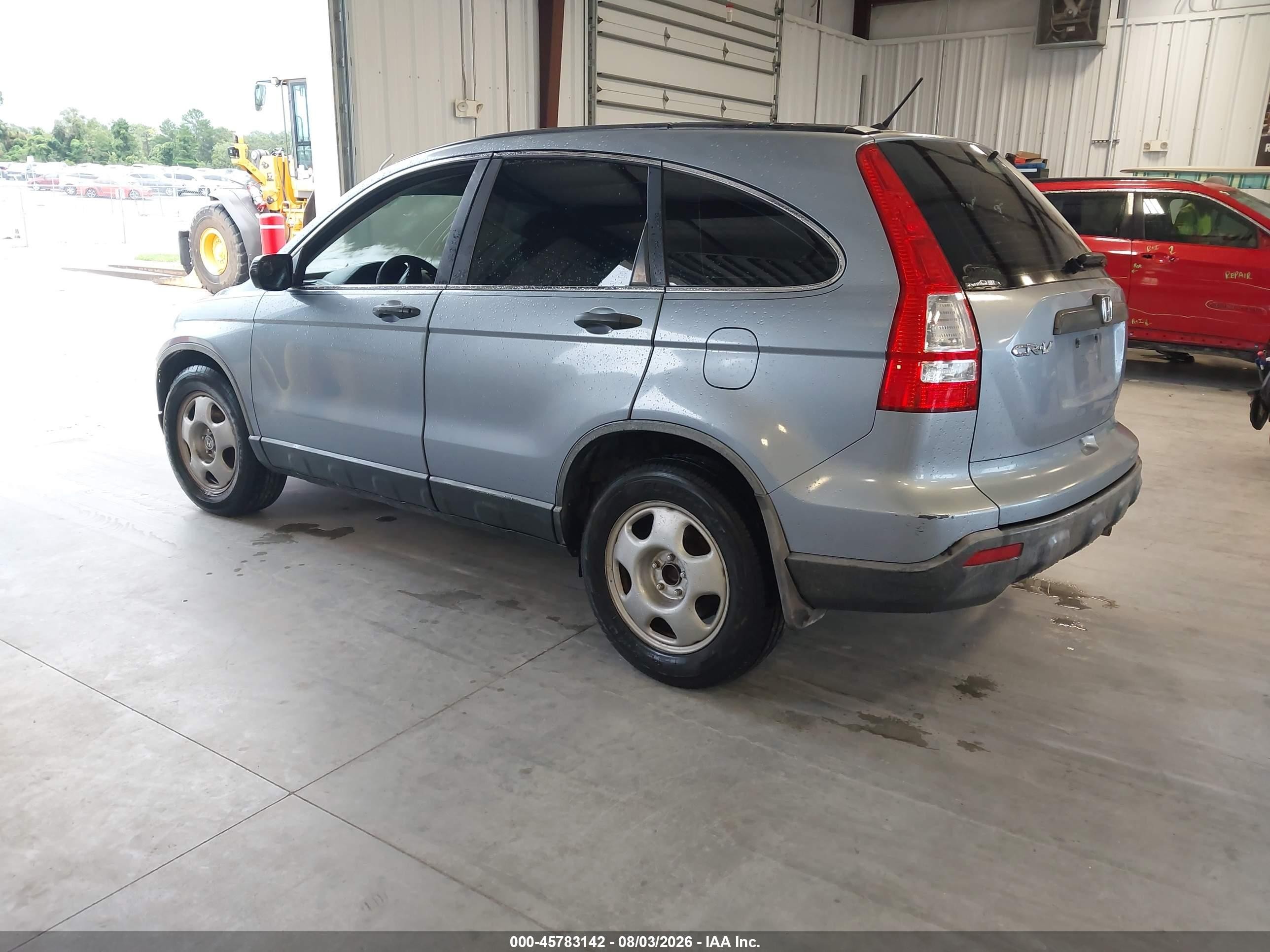 2008 Honda Cr-v Lx Light Blue vin: JHLRE38358C013106