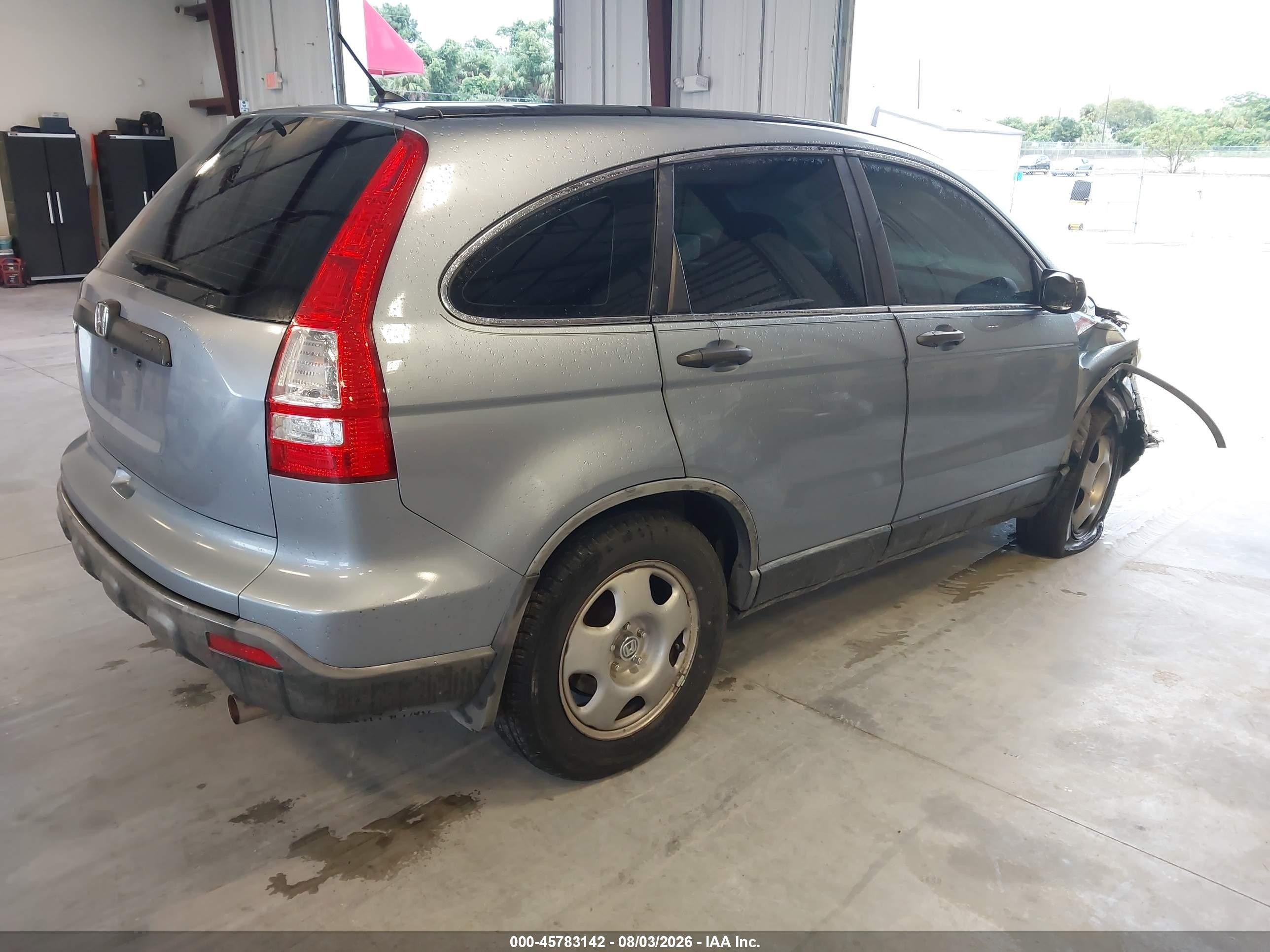 2008 Honda Cr-v Lx Light Blue vin: JHLRE38358C013106