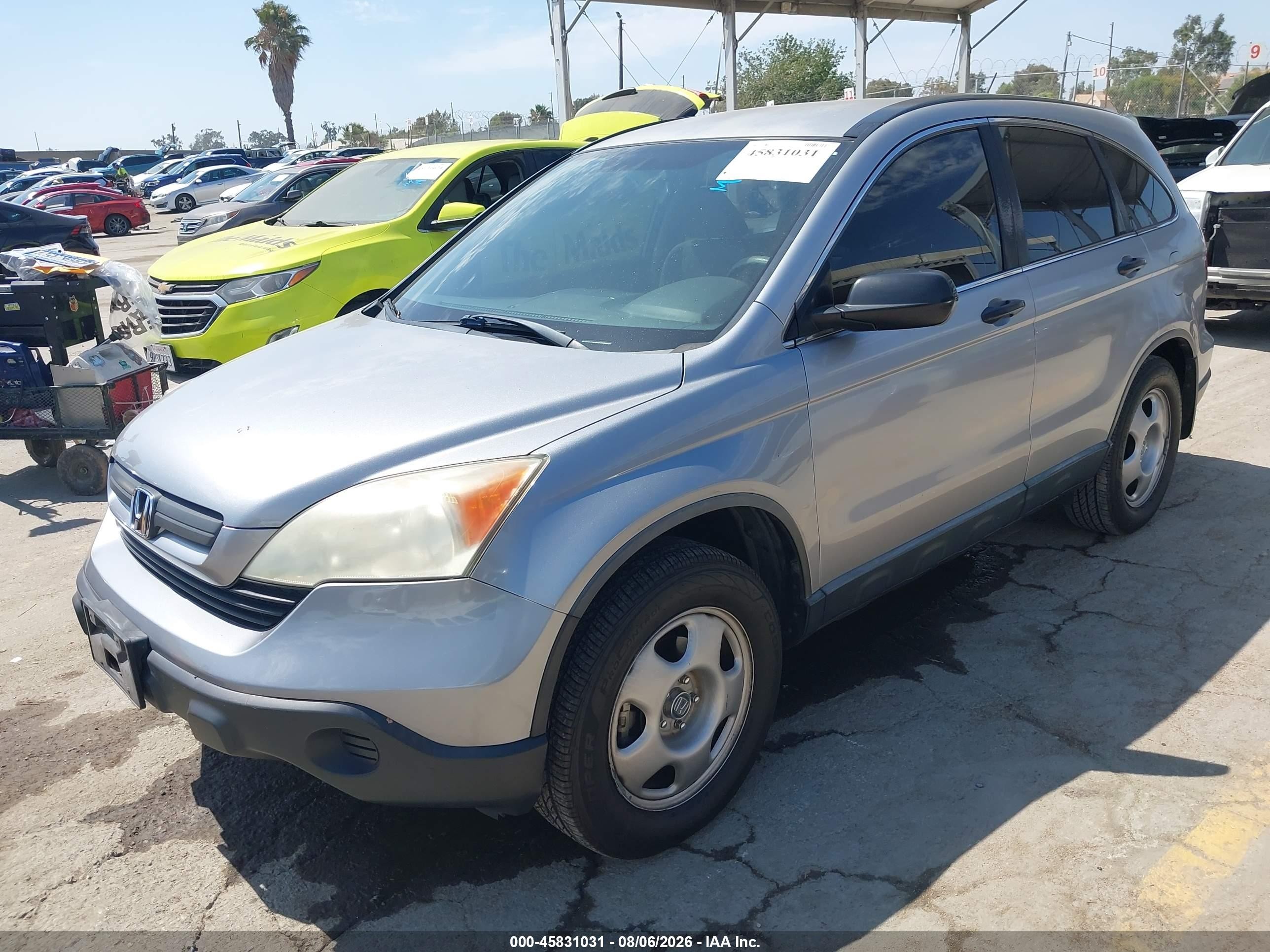 2008 Honda Cr-v Lx Серый vin: JHLRE38358C023392