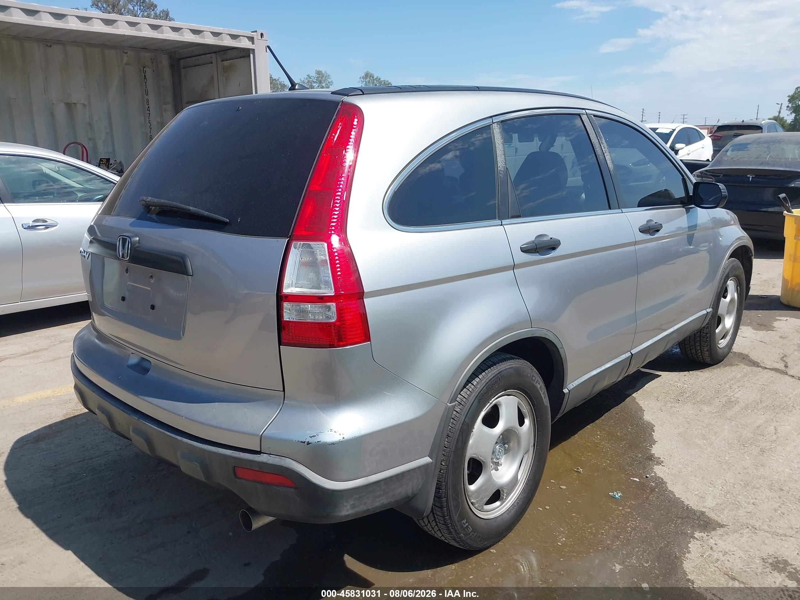2008 Honda Cr-v Lx Серый vin: JHLRE38358C023392