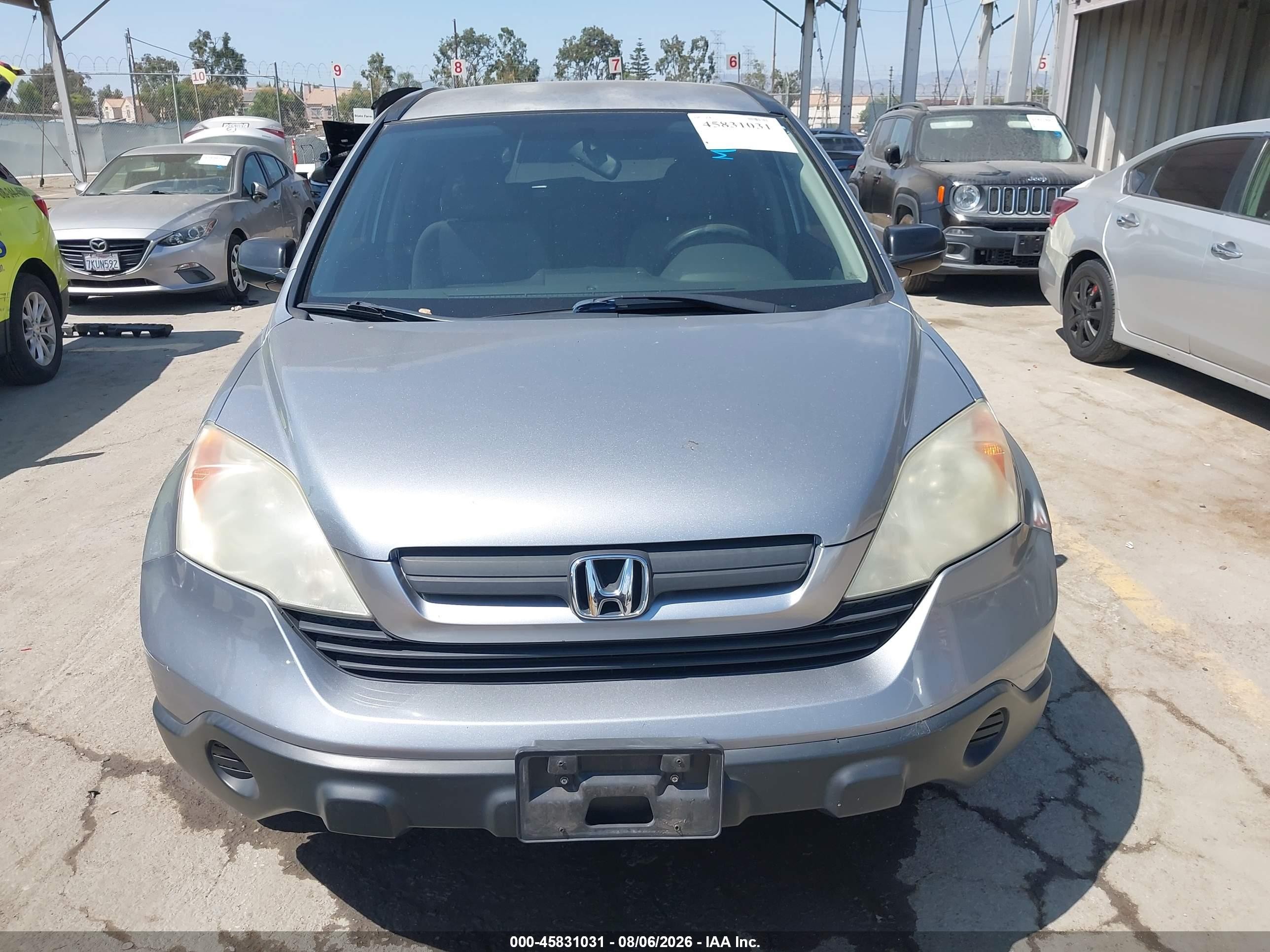 2008 Honda Cr-v Lx Серый vin: JHLRE38358C023392