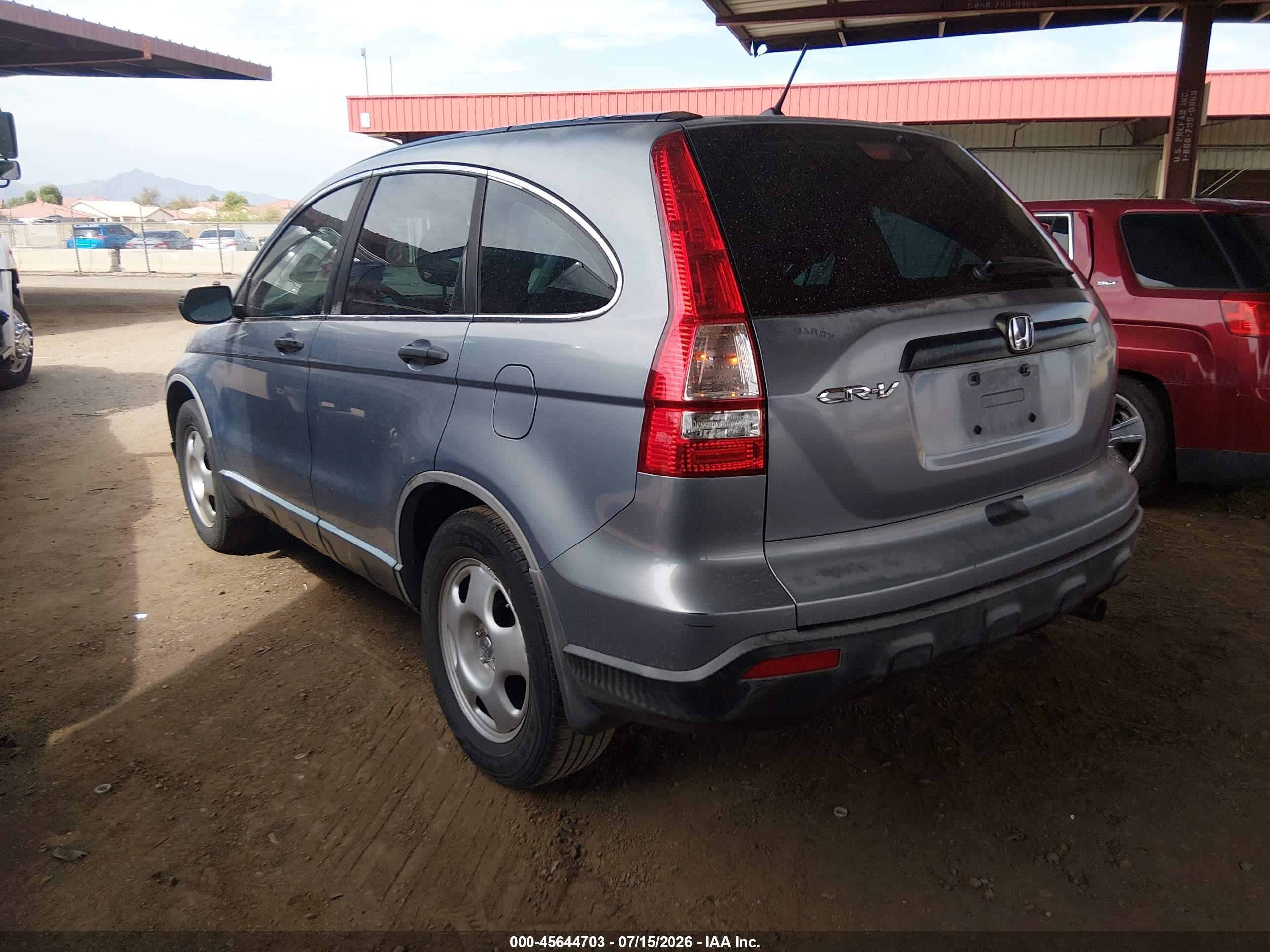 2008 Honda Cr-v Lx Light Blue vin: JHLRE38358C050334