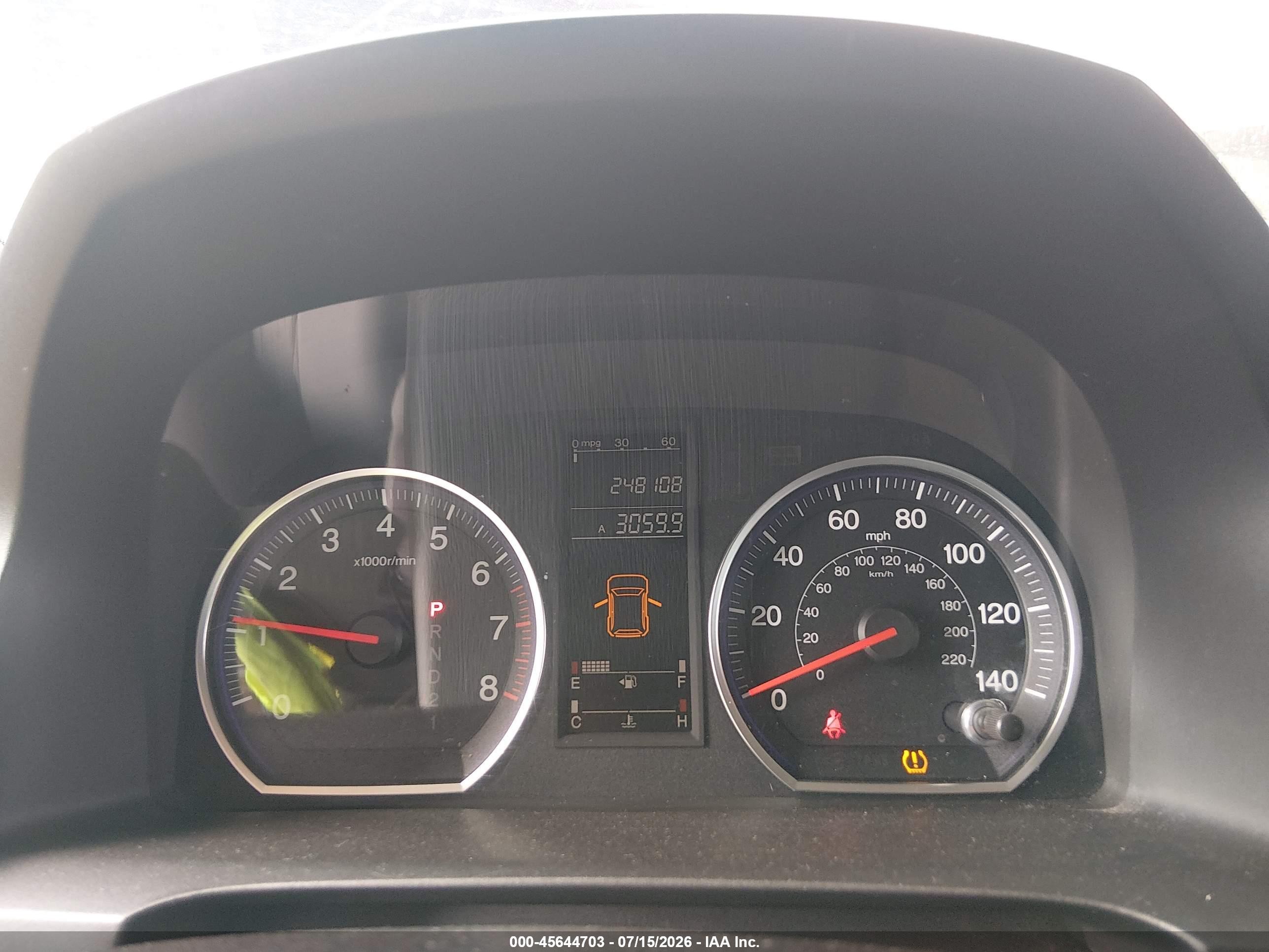 2008 Honda Cr-v Lx Light Blue vin: JHLRE38358C050334