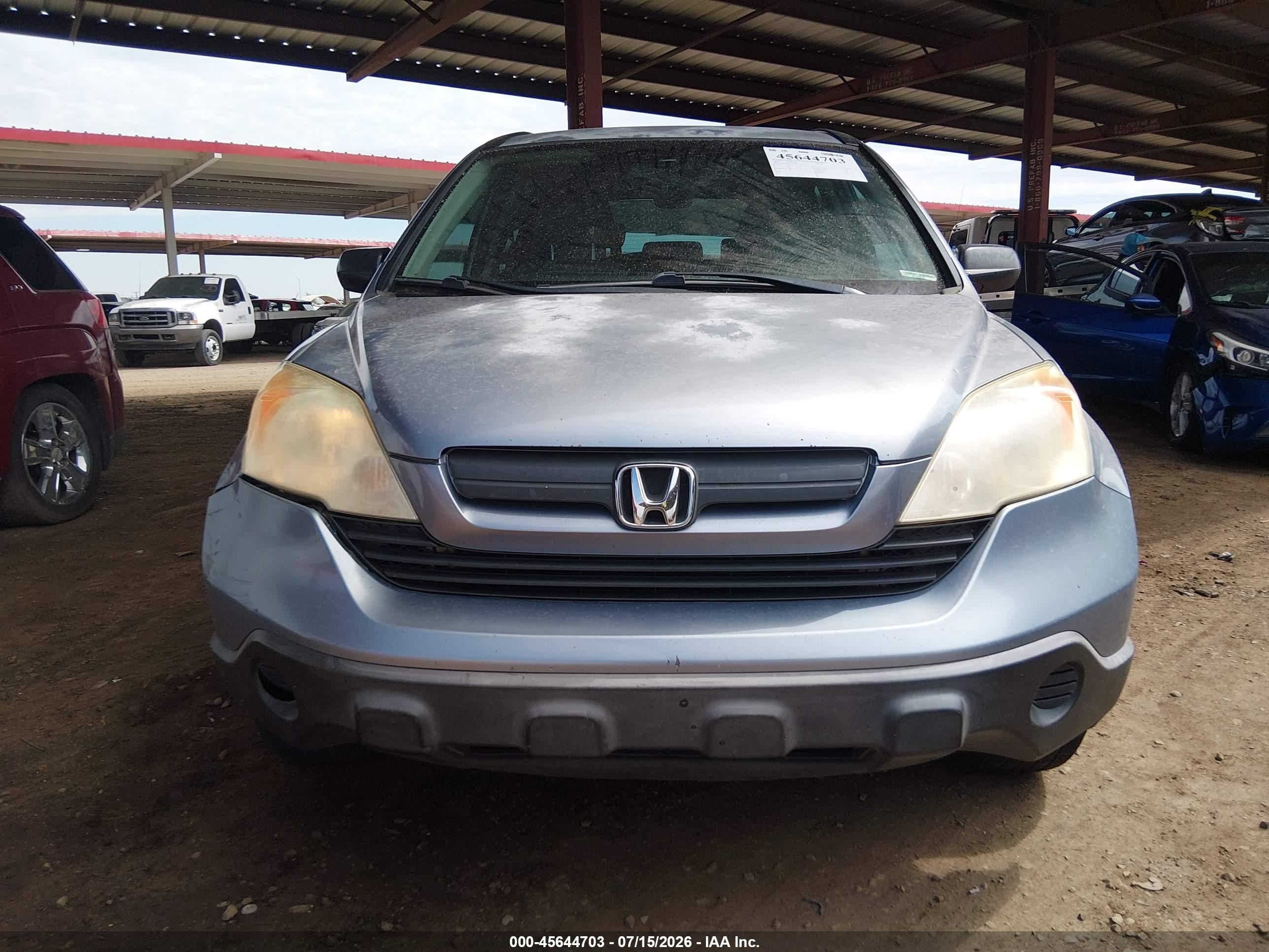 2008 Honda Cr-v Lx Light Blue vin: JHLRE38358C050334
