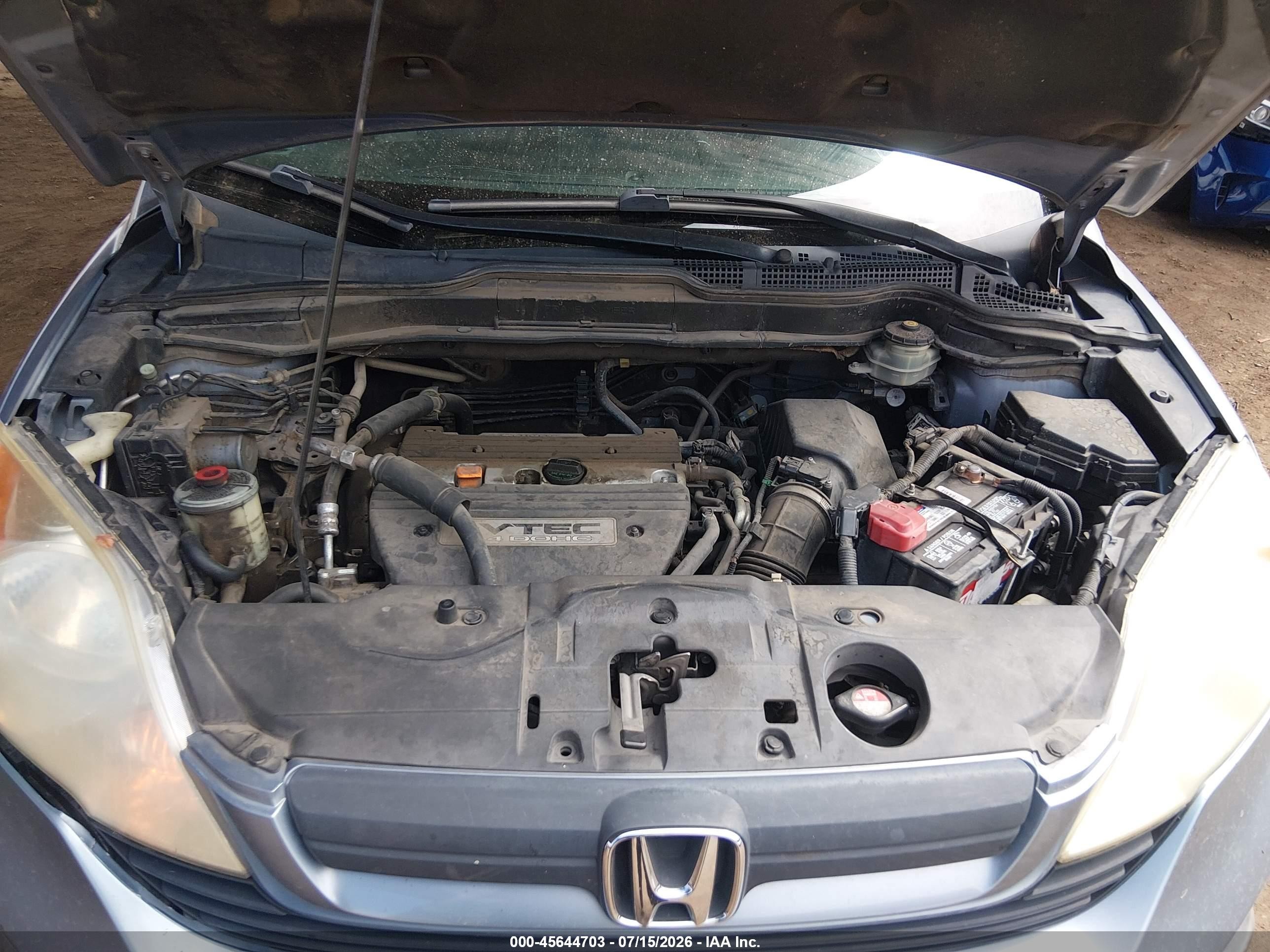 2008 Honda Cr-v Lx Light Blue vin: JHLRE38358C050334