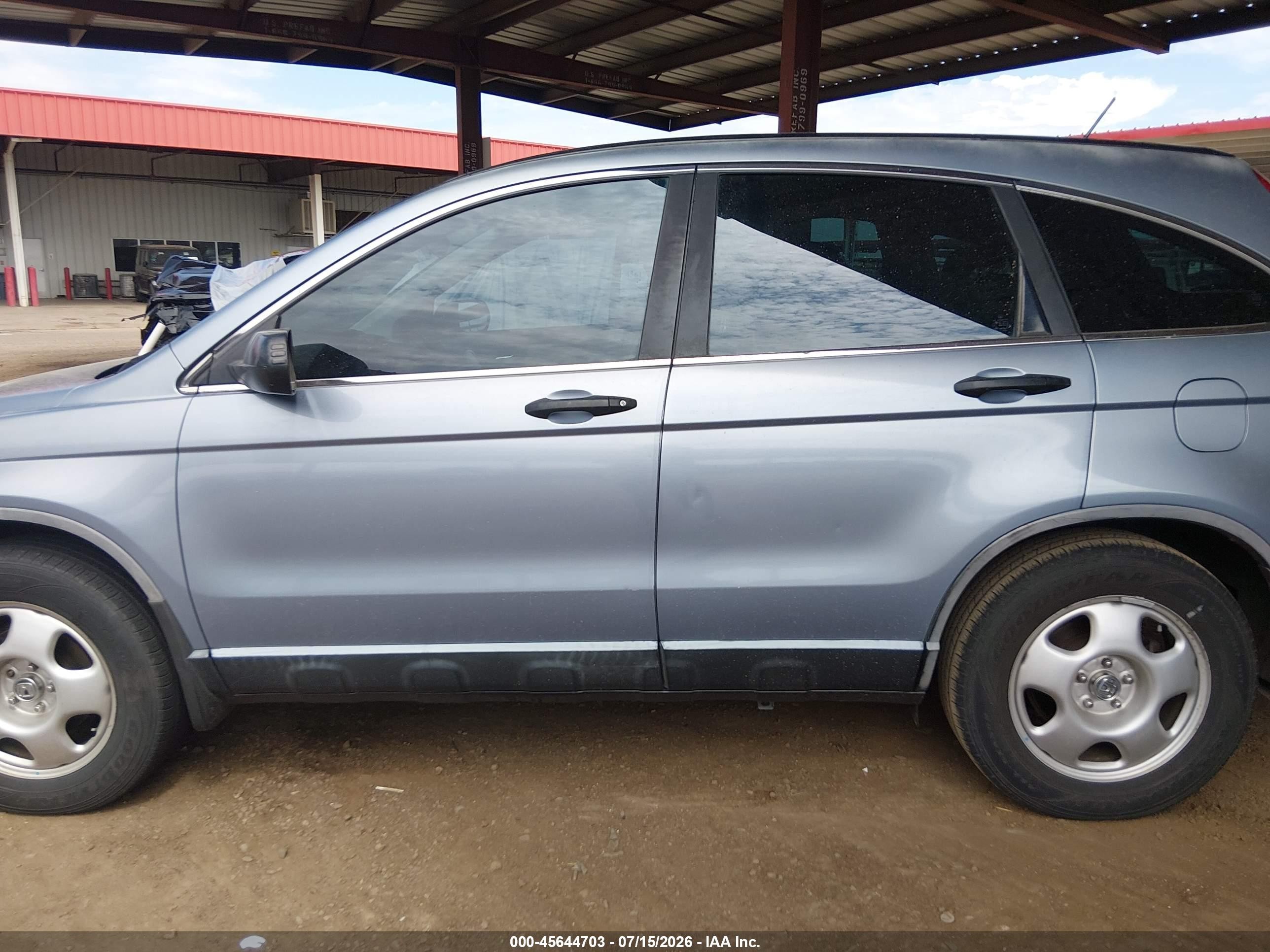 2008 Honda Cr-v Lx Light Blue vin: JHLRE38358C050334