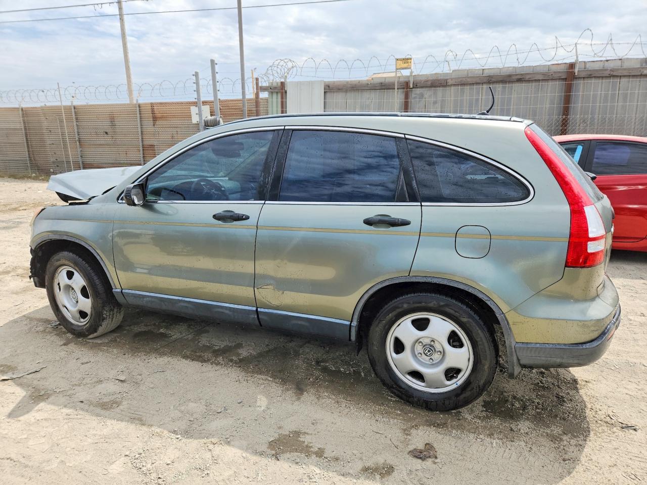 2008 Honda Cr-v Lx Green vin: JHLRE38358C052620