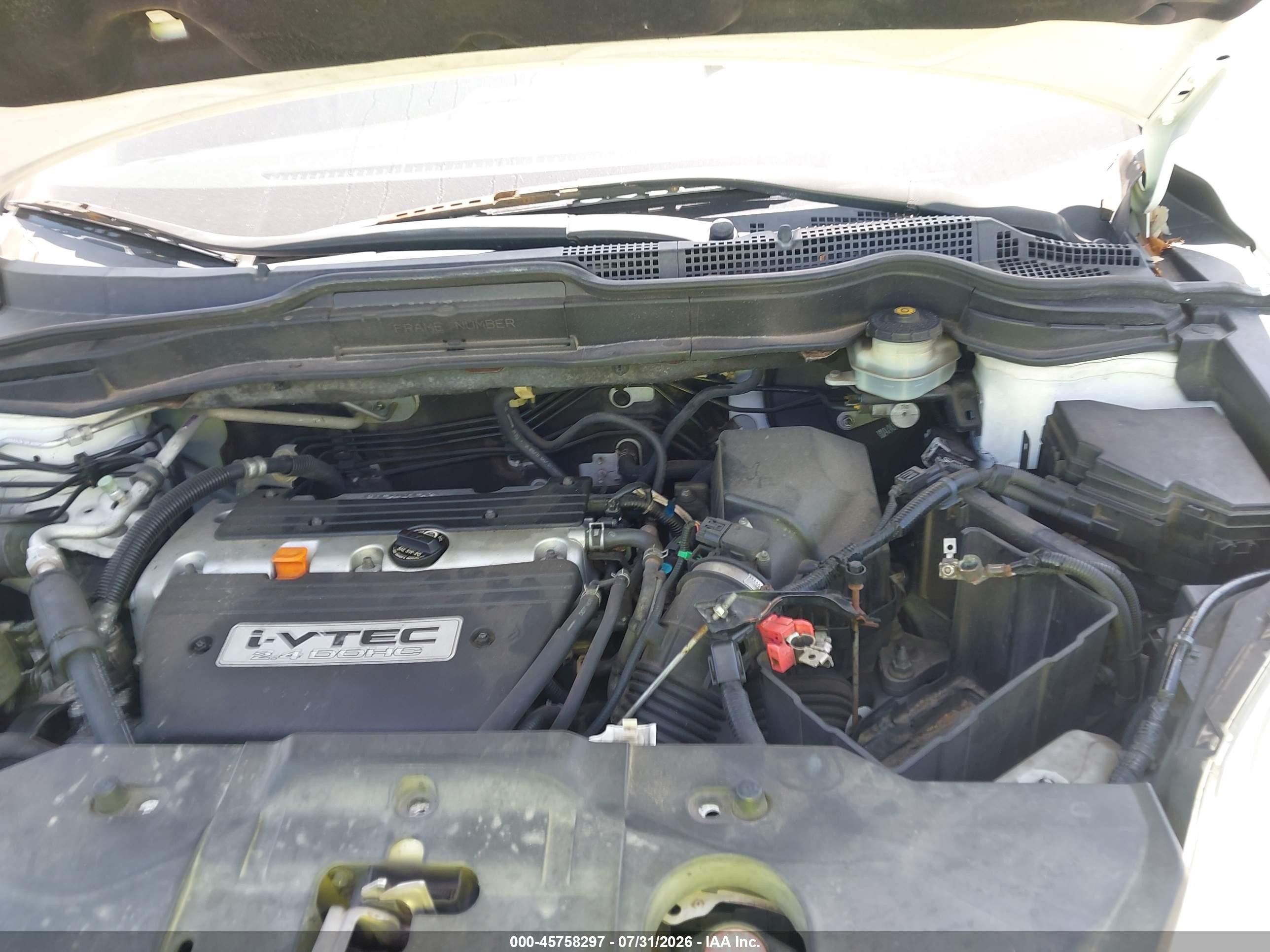 2007 Honda Cr-v Lx Белый vin: JHLRE38367C020970