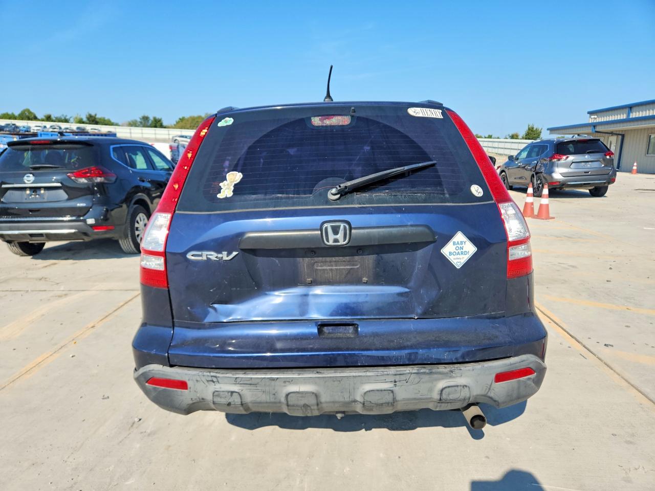 2007 Honda Cr-v Lx Синий vin: JHLRE38367C045139