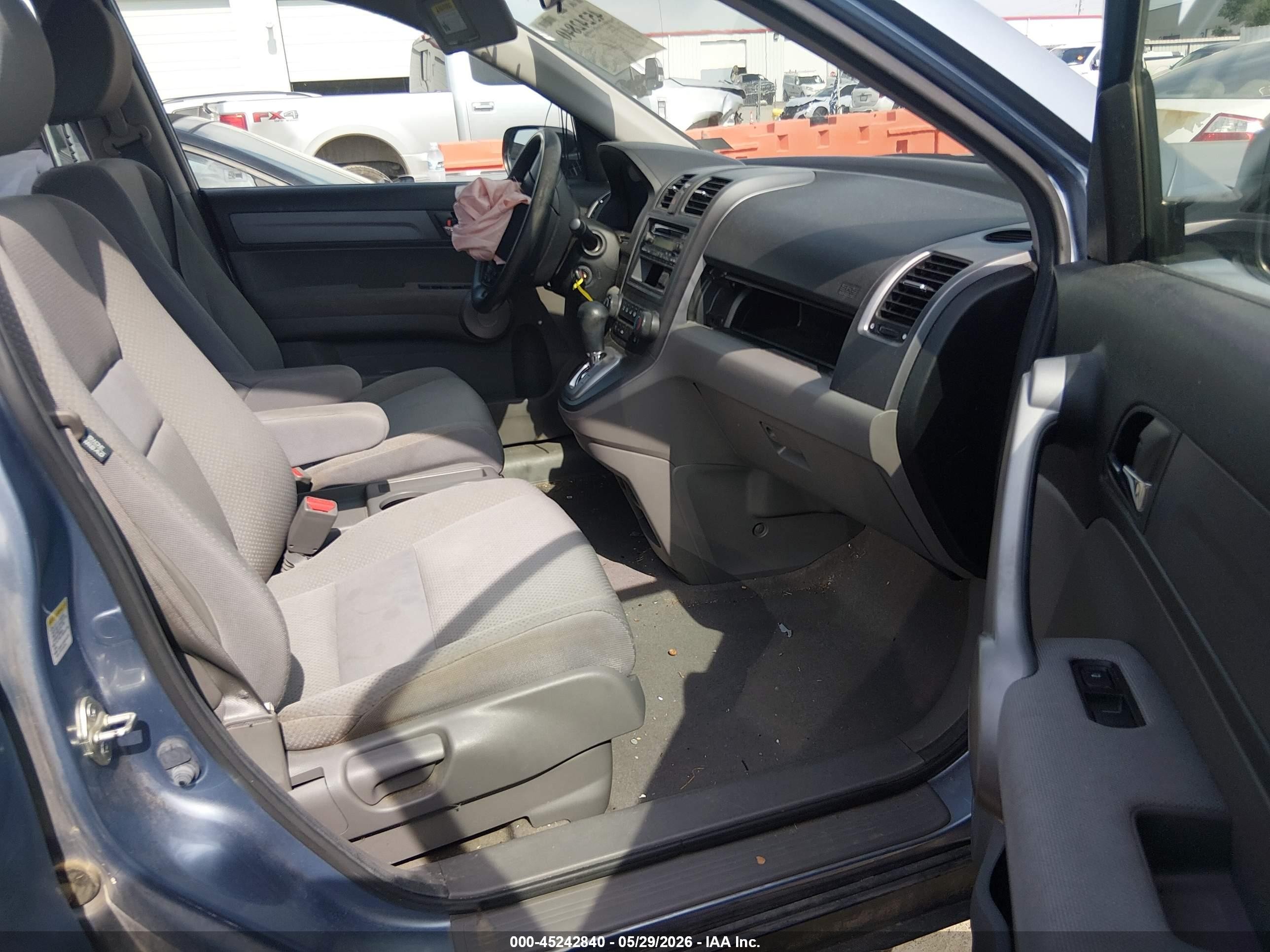 2007 Honda Cr-v Lx Light Blue vin: JHLRE38367C076374