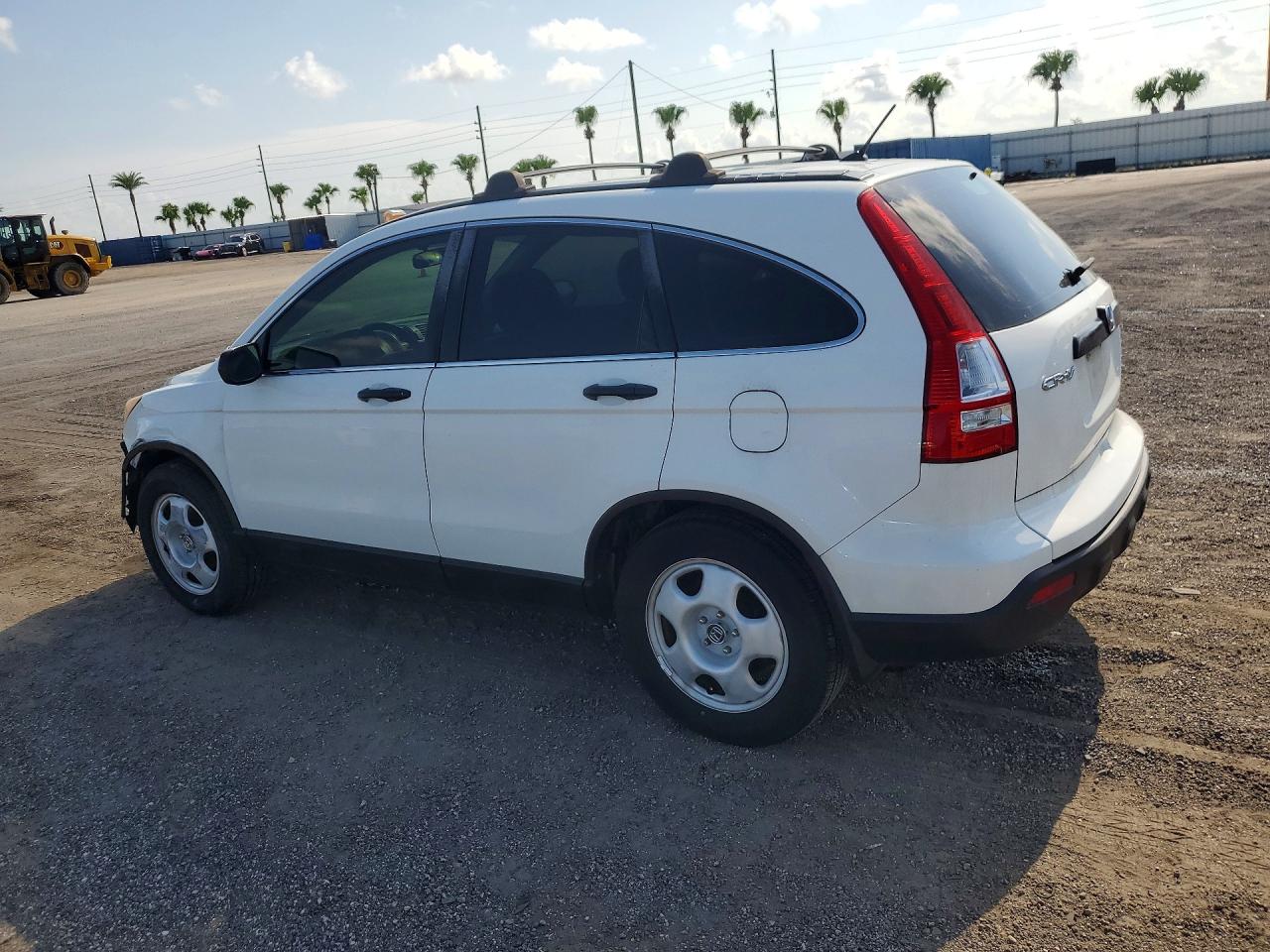 2008 Honda Cr-v Lx White vin: JHLRE38368C051010