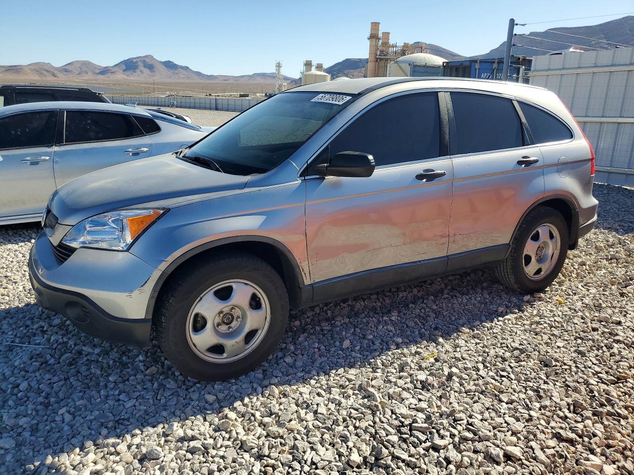 2008 Honda Cr-v Lx Silver vin: JHLRE38368C056739