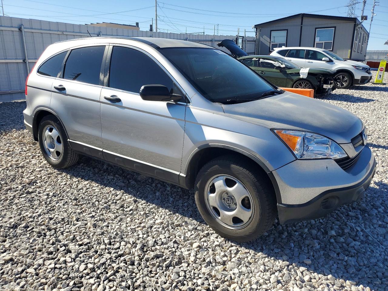 2008 Honda Cr-v Lx Silver vin: JHLRE38368C056739