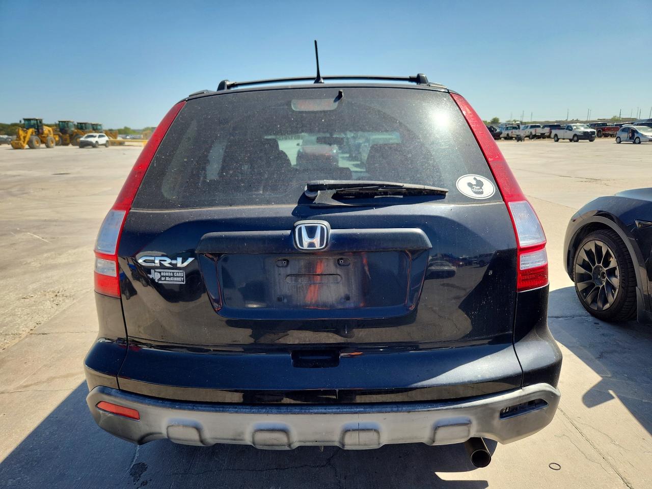 2007 Honda Cr-v Lx Black vin: JHLRE38377C036689