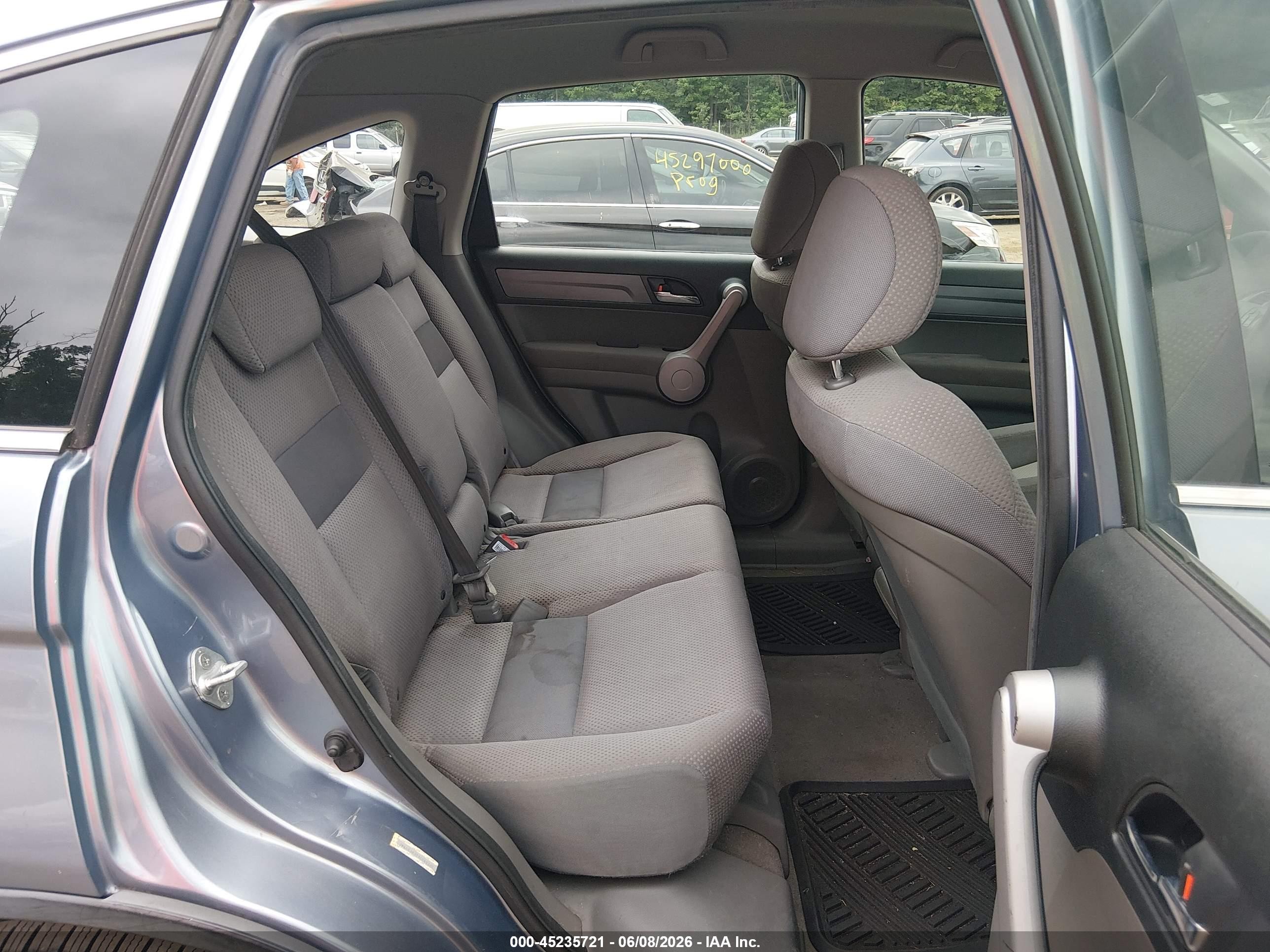2007 Honda Cr-v Lx Light Blue vin: JHLRE38377C040337