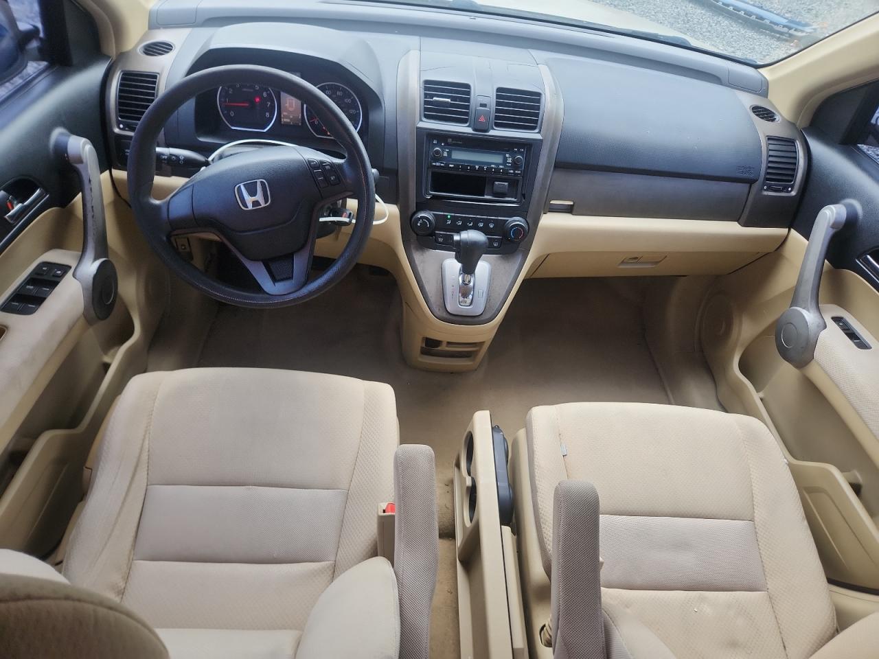 2007 Honda Cr-v Lx Beige vin: JHLRE38377C066680