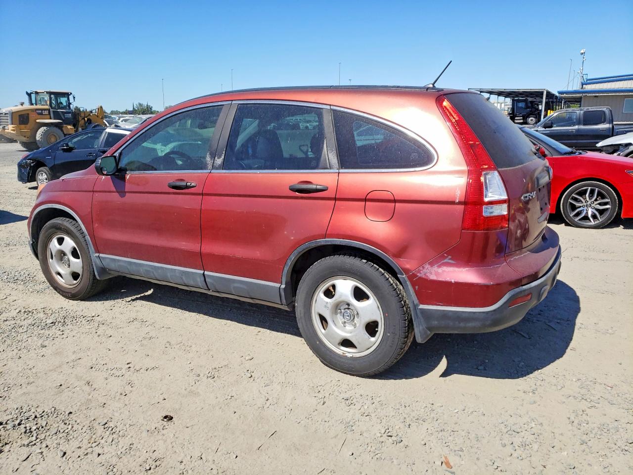 2007 Honda Cr-v Lx Красный vin: JHLRE38377C080286