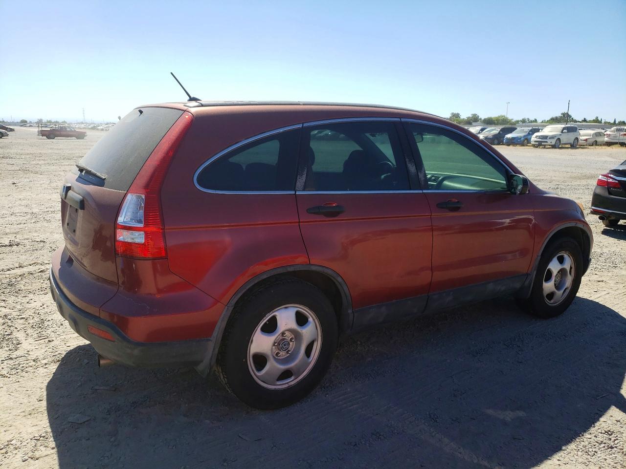 2007 Honda Cr-v Lx Красный vin: JHLRE38377C080286
