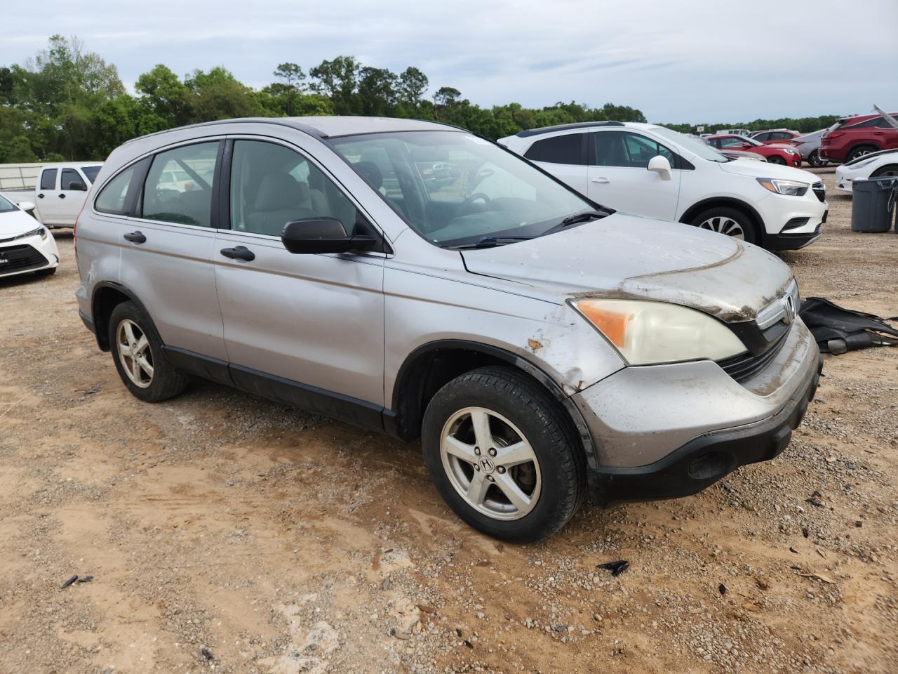 2008 Honda Cr-v Lx Silver vin: JHLRE38378C002818 Damage: Right Head Lamp, Faded, Acceptable