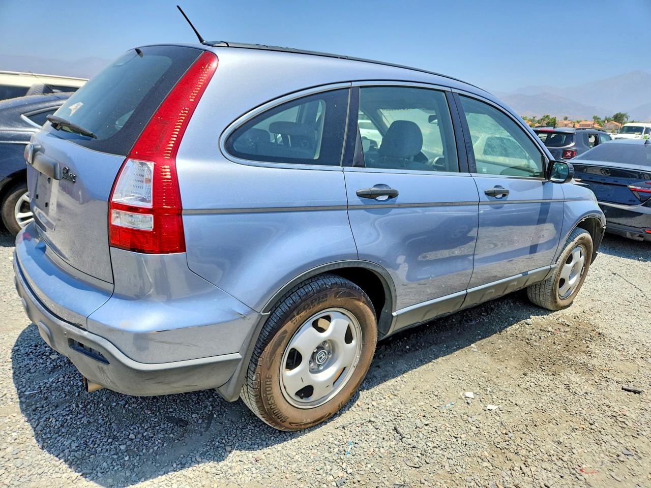 2008 Honda Cr-v Lx Blue vin: JHLRE38378C010644