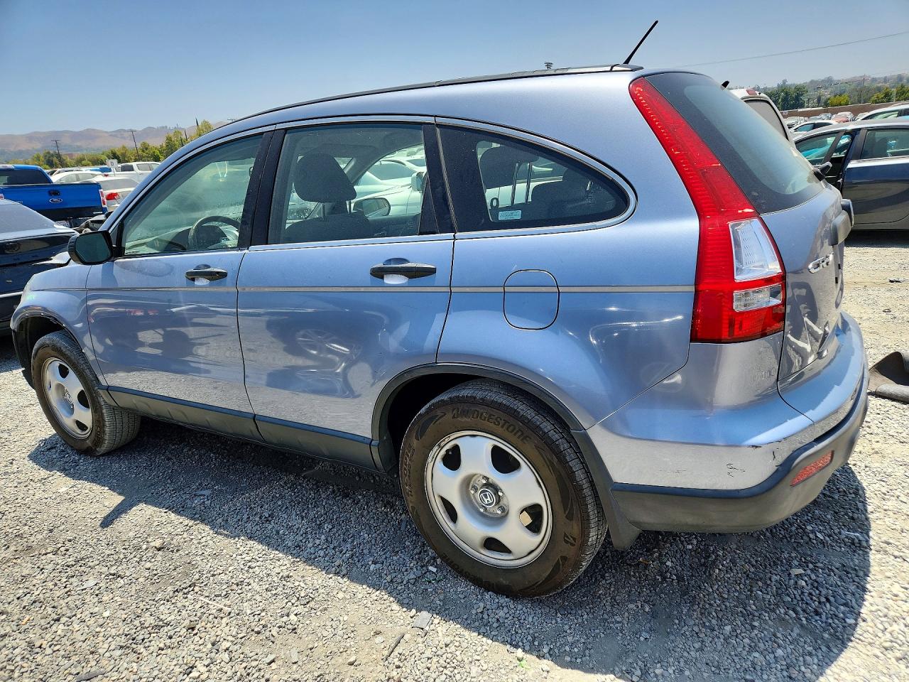 2008 Honda Cr-v Lx Blue vin: JHLRE38378C010644
