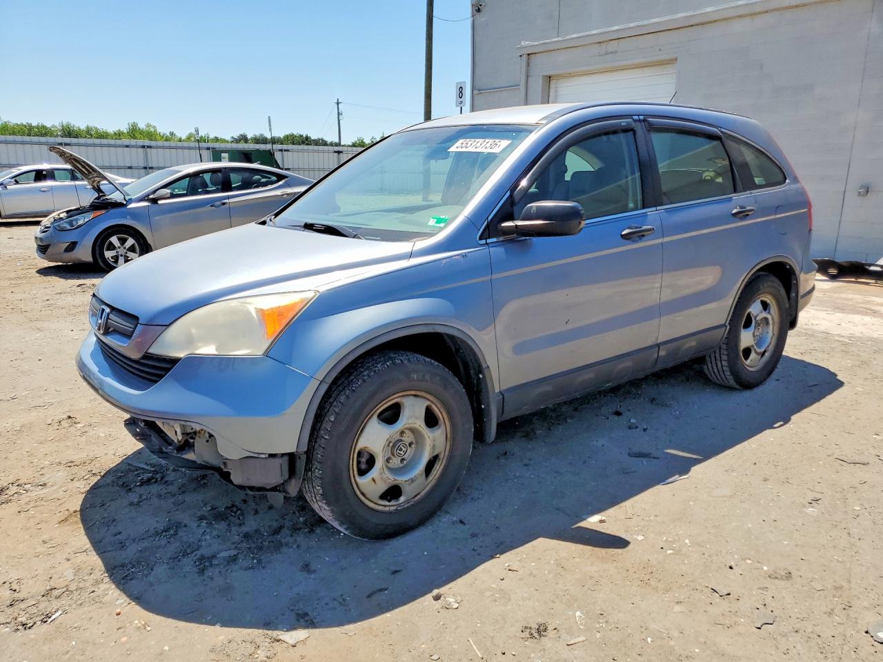 2008 Honda Cr-v Lx Silver vin: JHLRE38378C013172