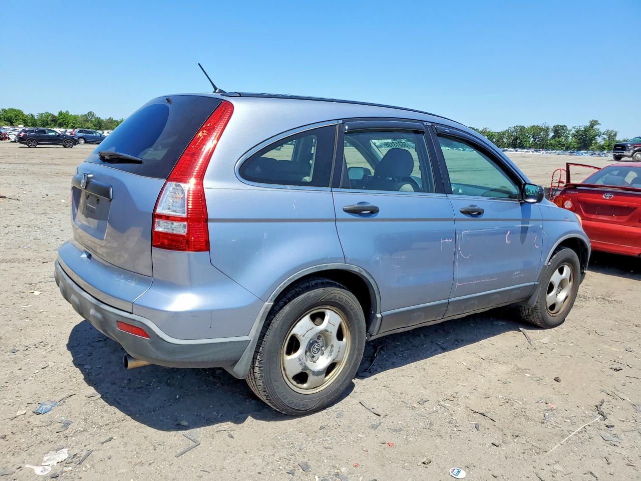 2008 Honda Cr-v Lx Silver vin: JHLRE38378C013172