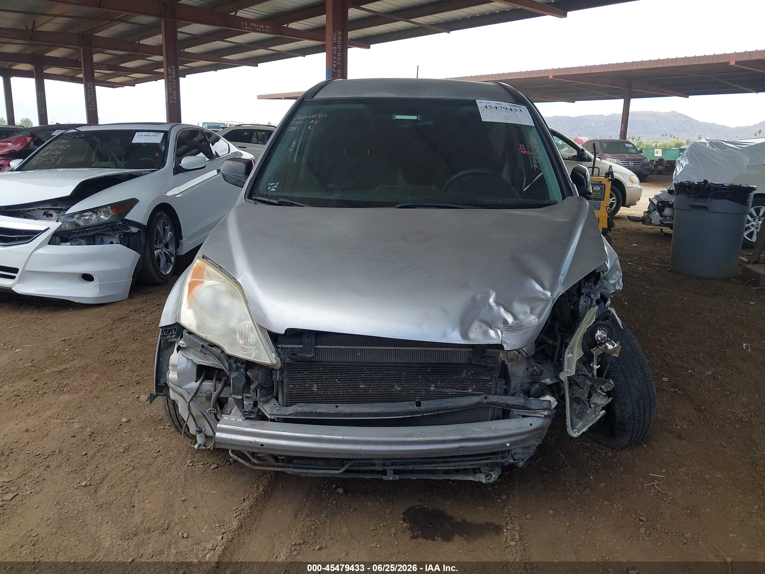 2008 Honda Cr-v Lx Silver vin: JHLRE38378C027251