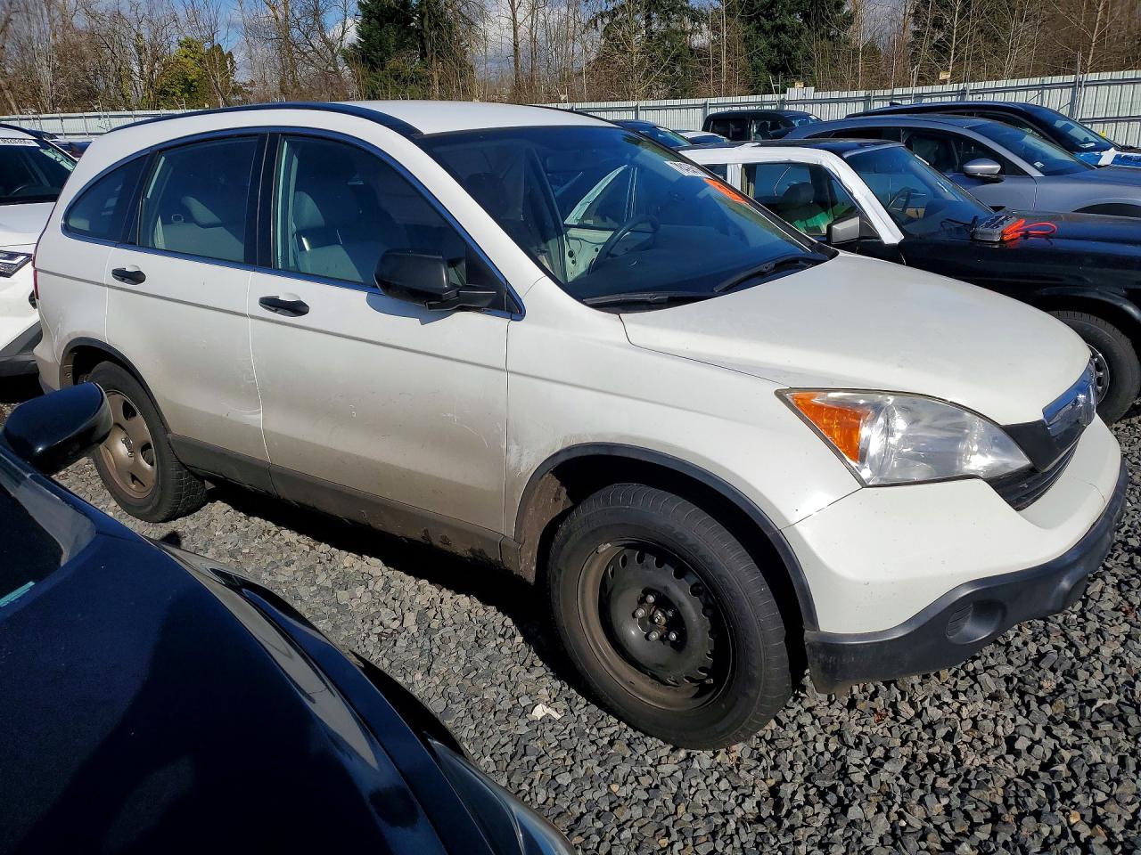 2008 Honda Crv Sport Utili Белый vin: JHLRE38378C037746