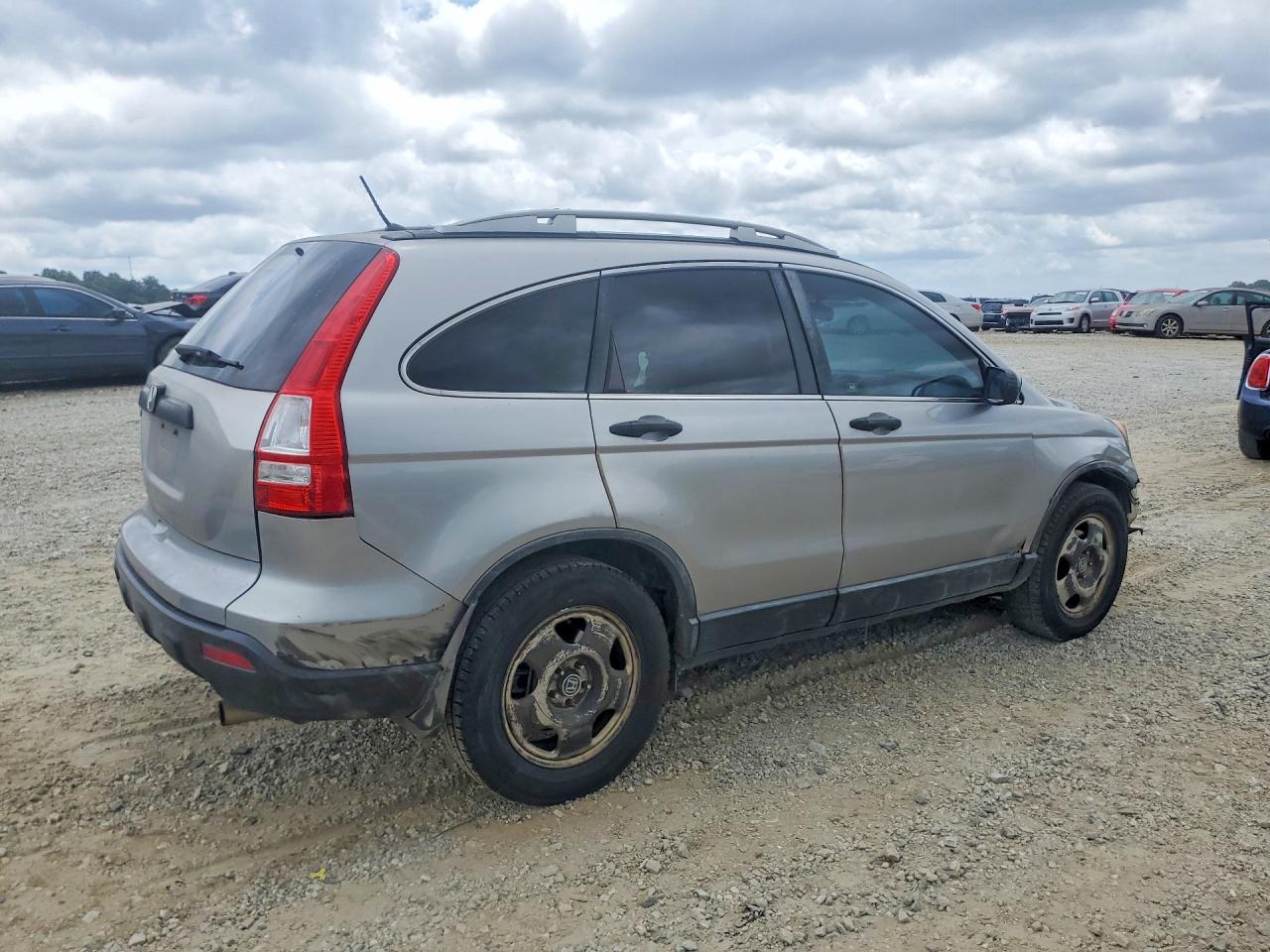 2008 Honda Cr-v Lx Silver vin: JHLRE38378C048939