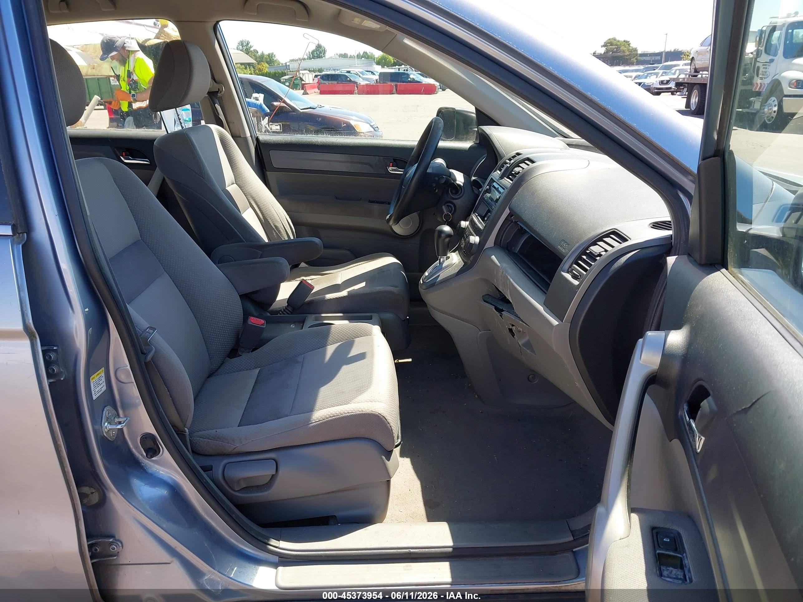 2007 Honda Cr-v Lx Blue vin: JHLRE38387C014216