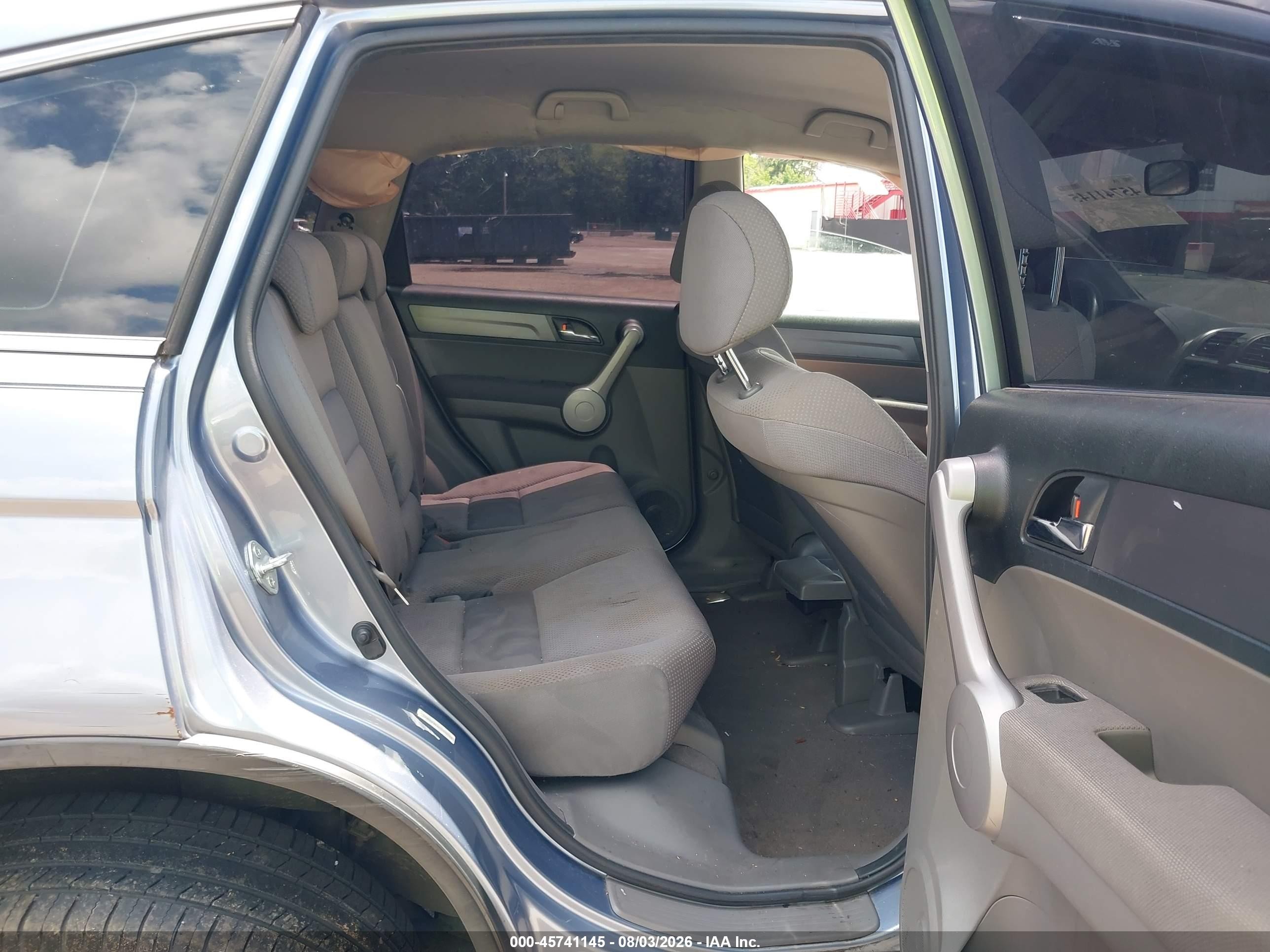 2007 Honda Cr-v Lx Blue vin: JHLRE38387C030304