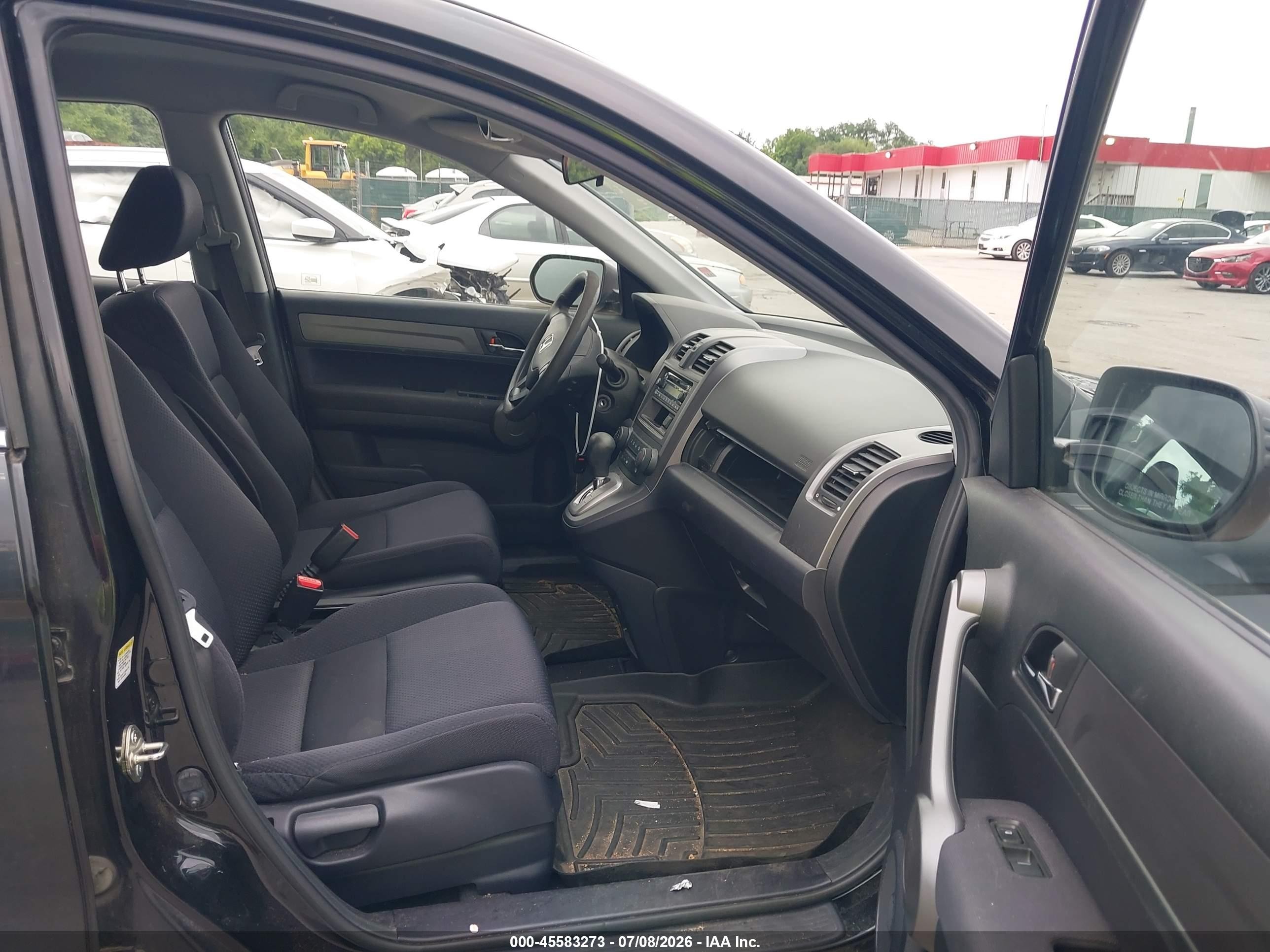 2008 Honda Cr-v Lx Black vin: JHLRE38388C002360