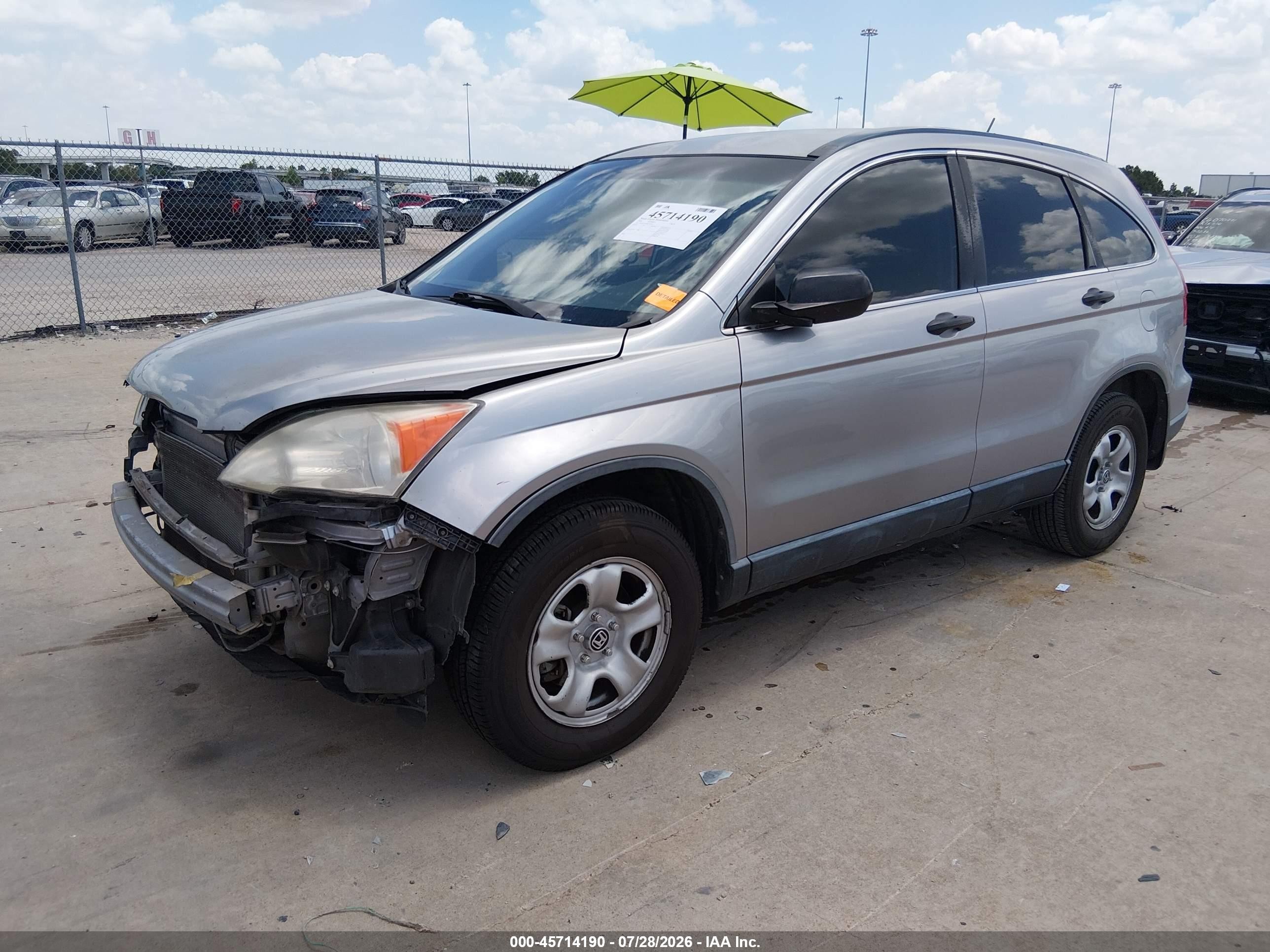 2008 Honda Cr-v Lx Silver vin: JHLRE38388C005923