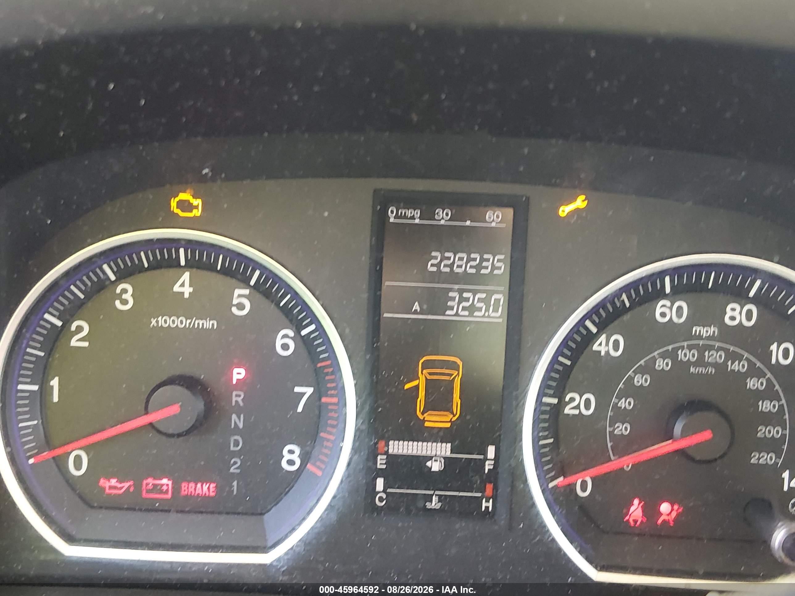2008 Honda Cr-v Lx White vin: JHLRE38388C020714