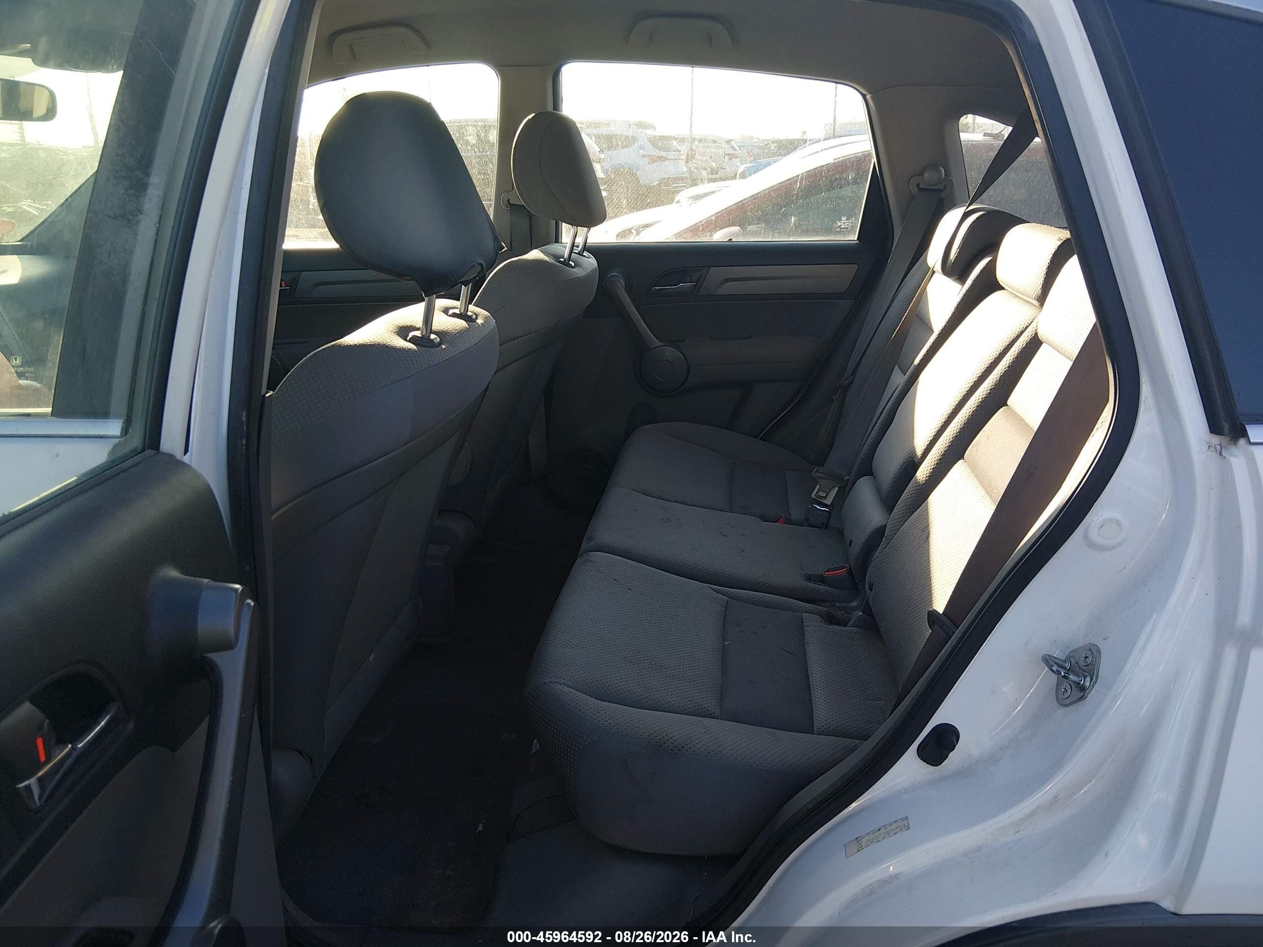 2008 Honda Cr-v Lx White vin: JHLRE38388C020714