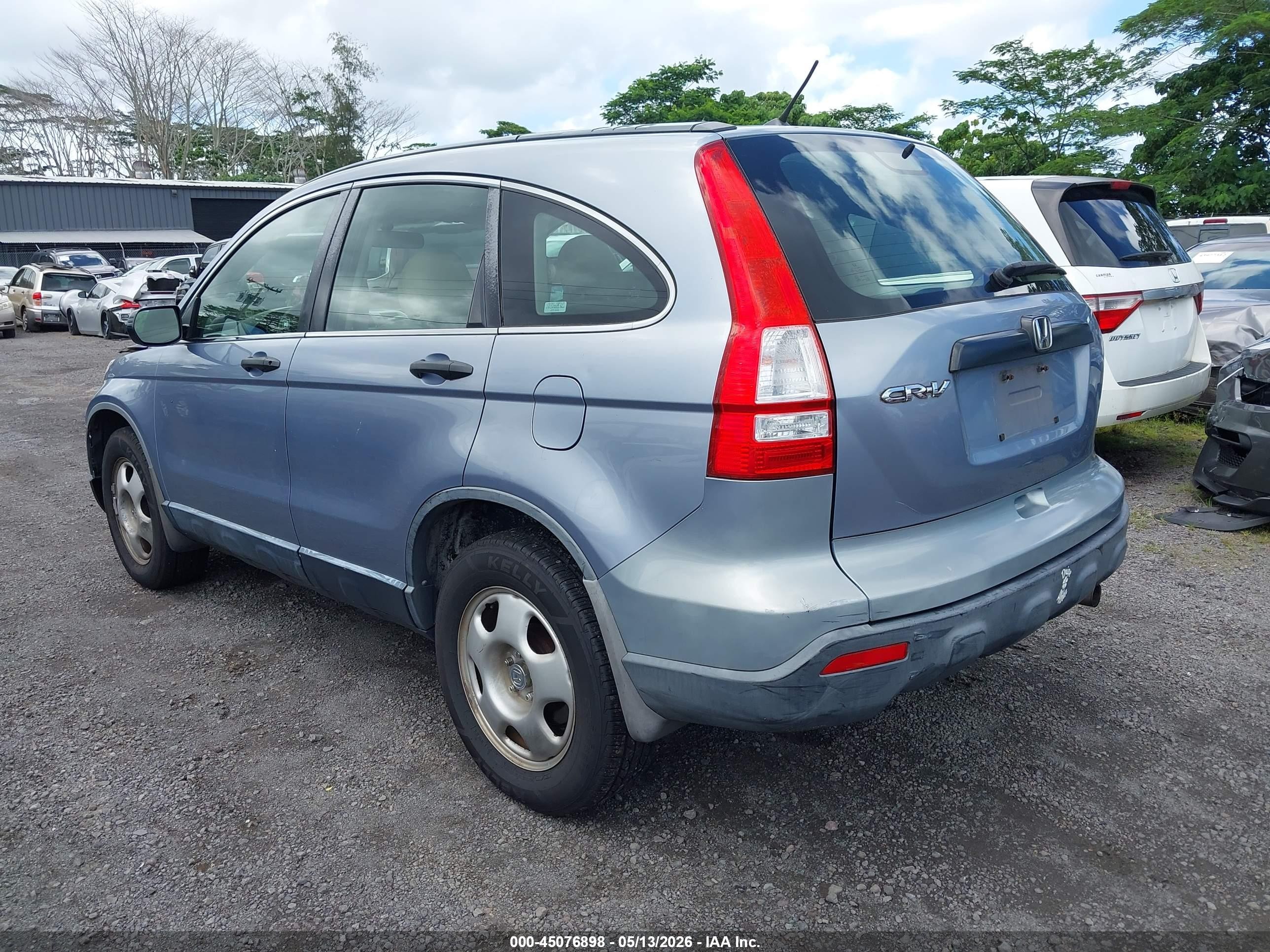 2008 Honda Cr-v Lx Light Blue vin: JHLRE38388C024021