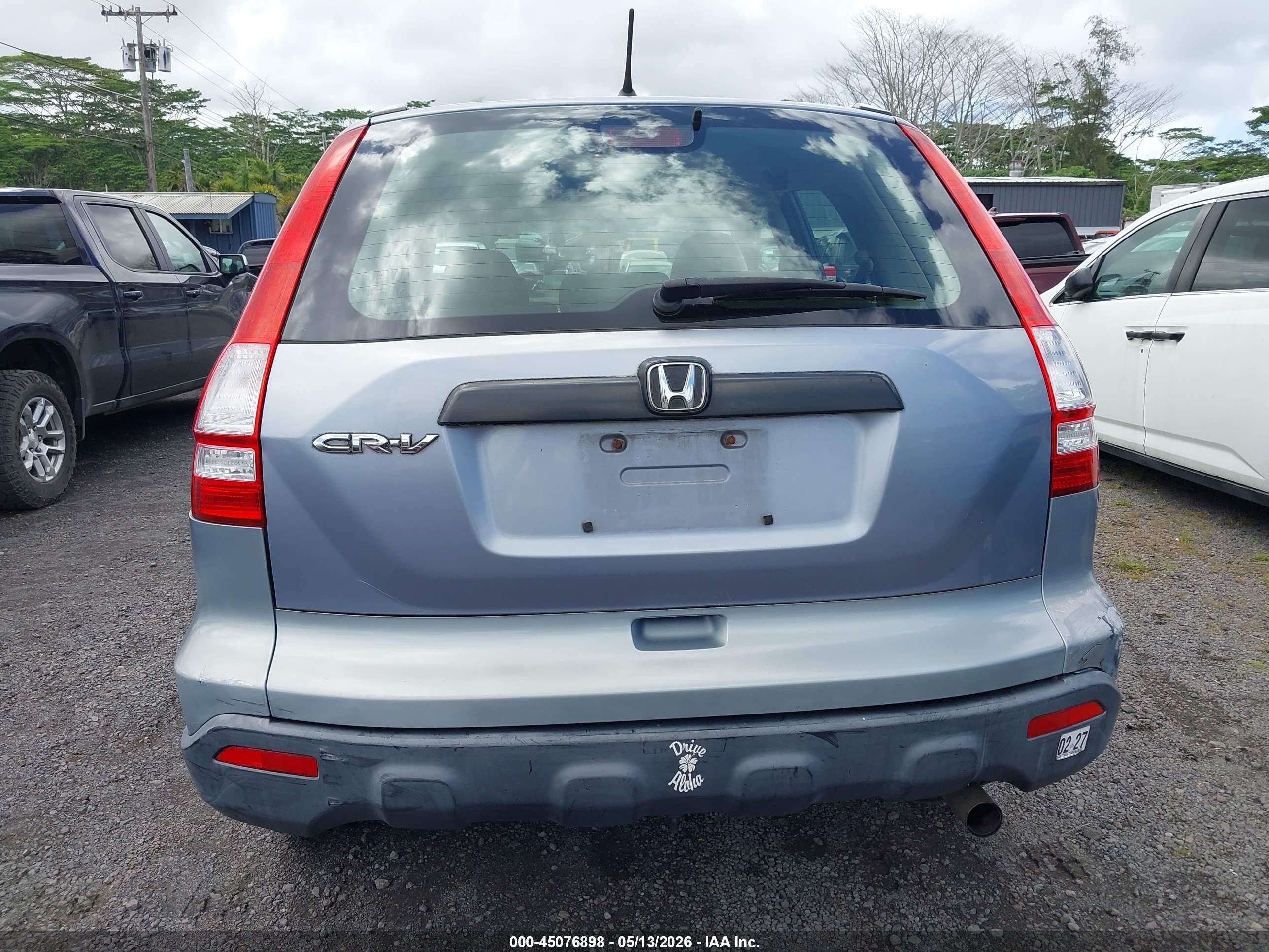 2008 Honda Cr-v Lx Light Blue vin: JHLRE38388C024021