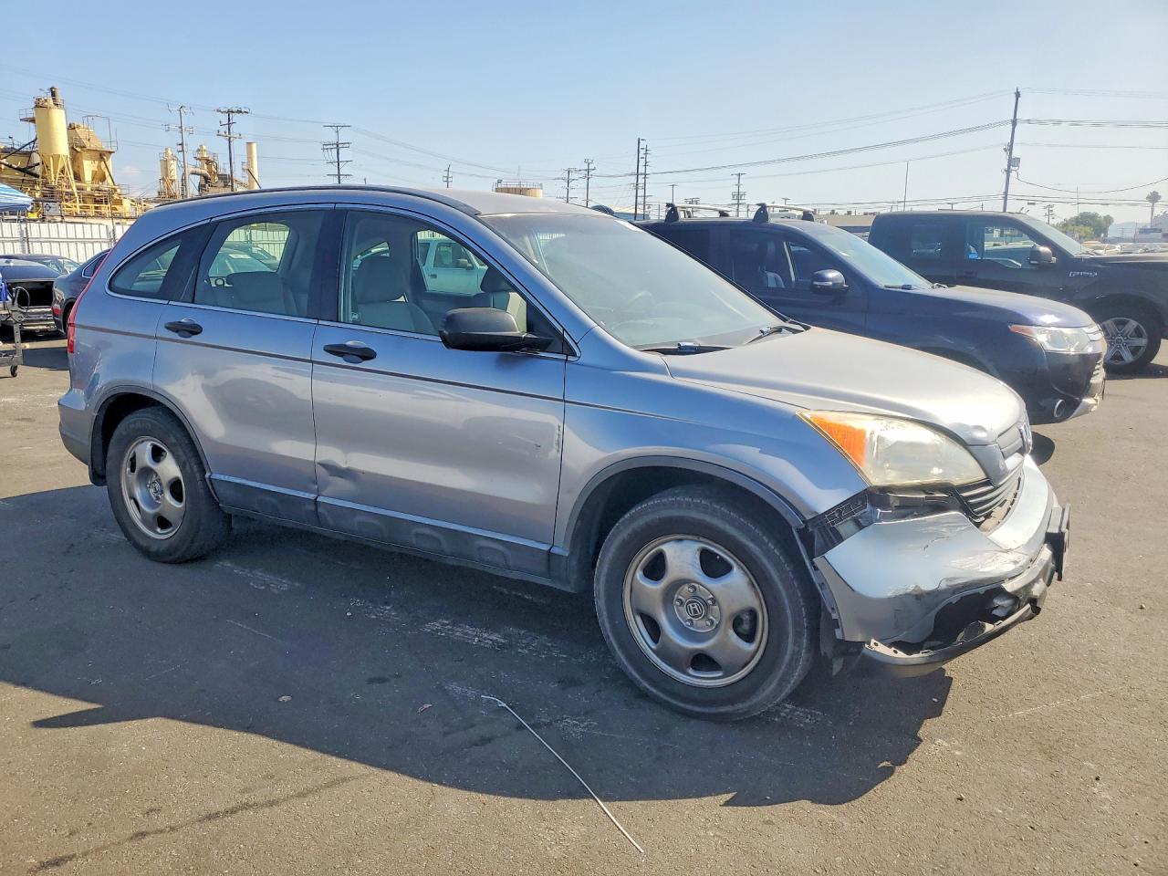 2008 Honda Cr-v Lx Blue vin: JHLRE38388C033642